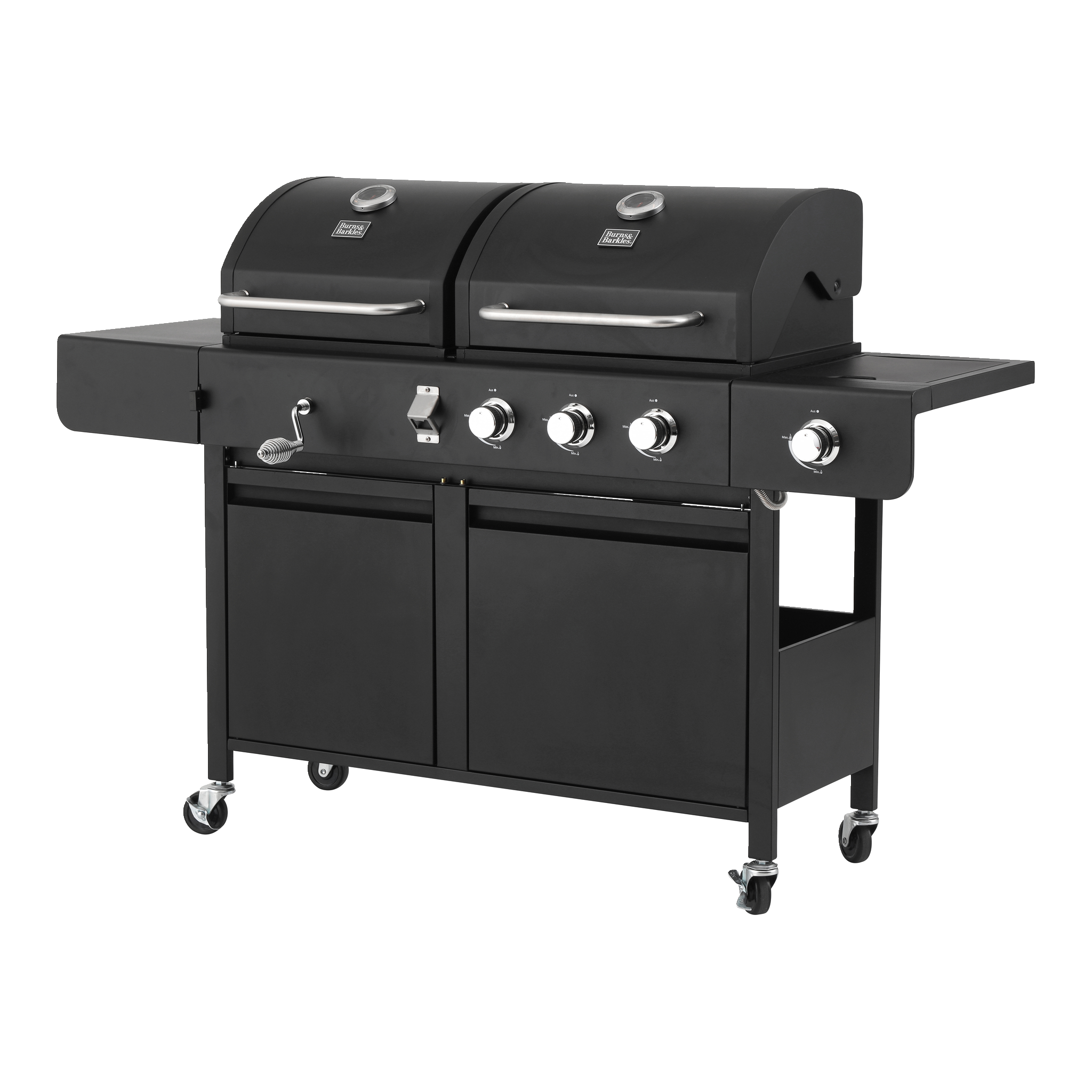 Kombigrill kull og gass 88x36,5 cm