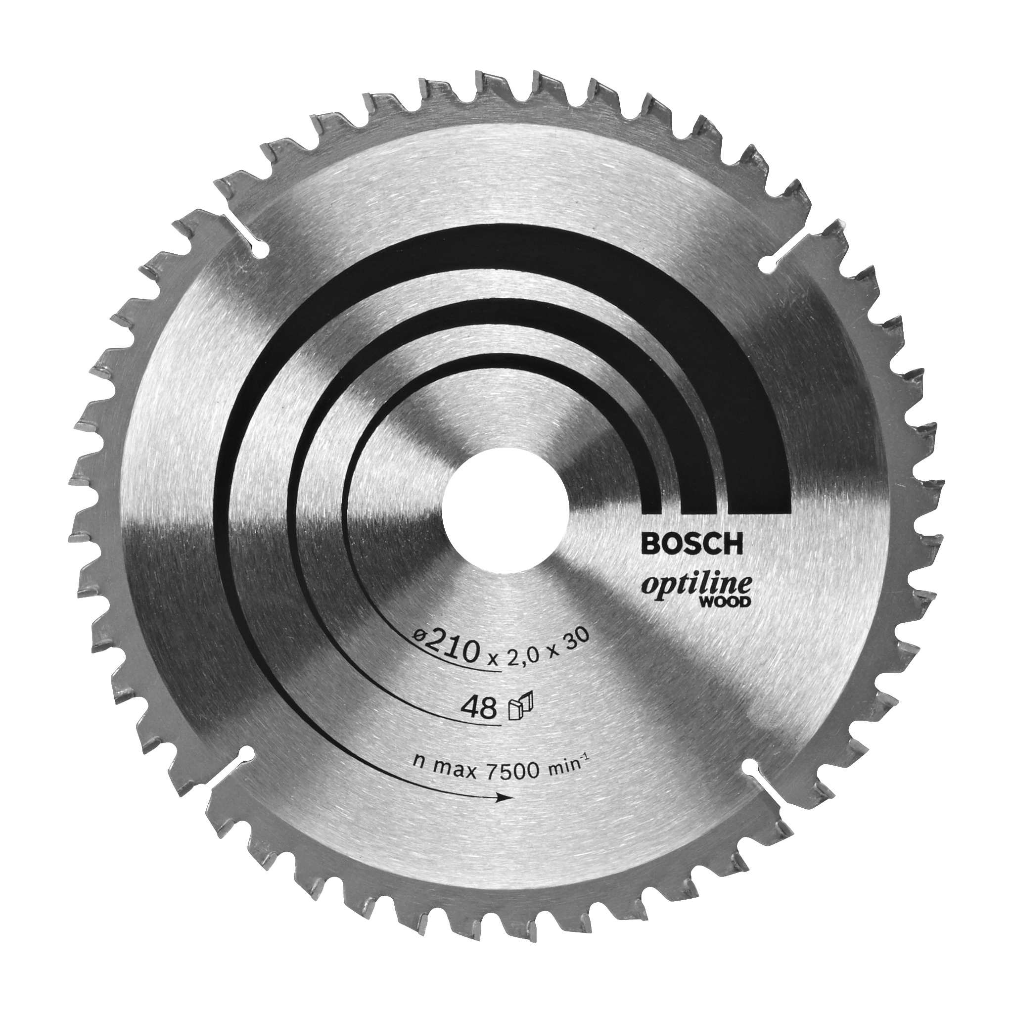 Sagblad: Ø210x30x2 mm 48T