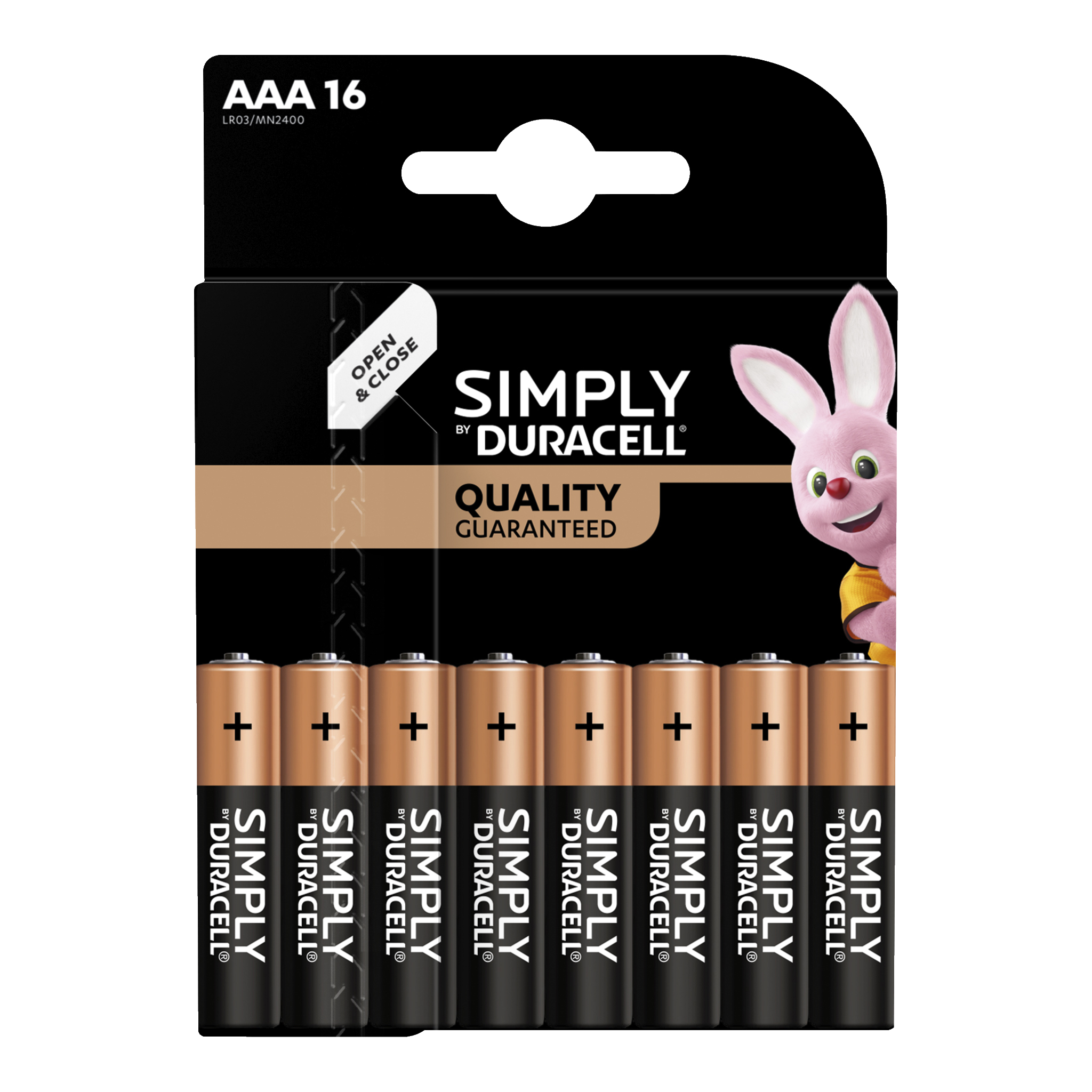 AAA-batterier 16-pk