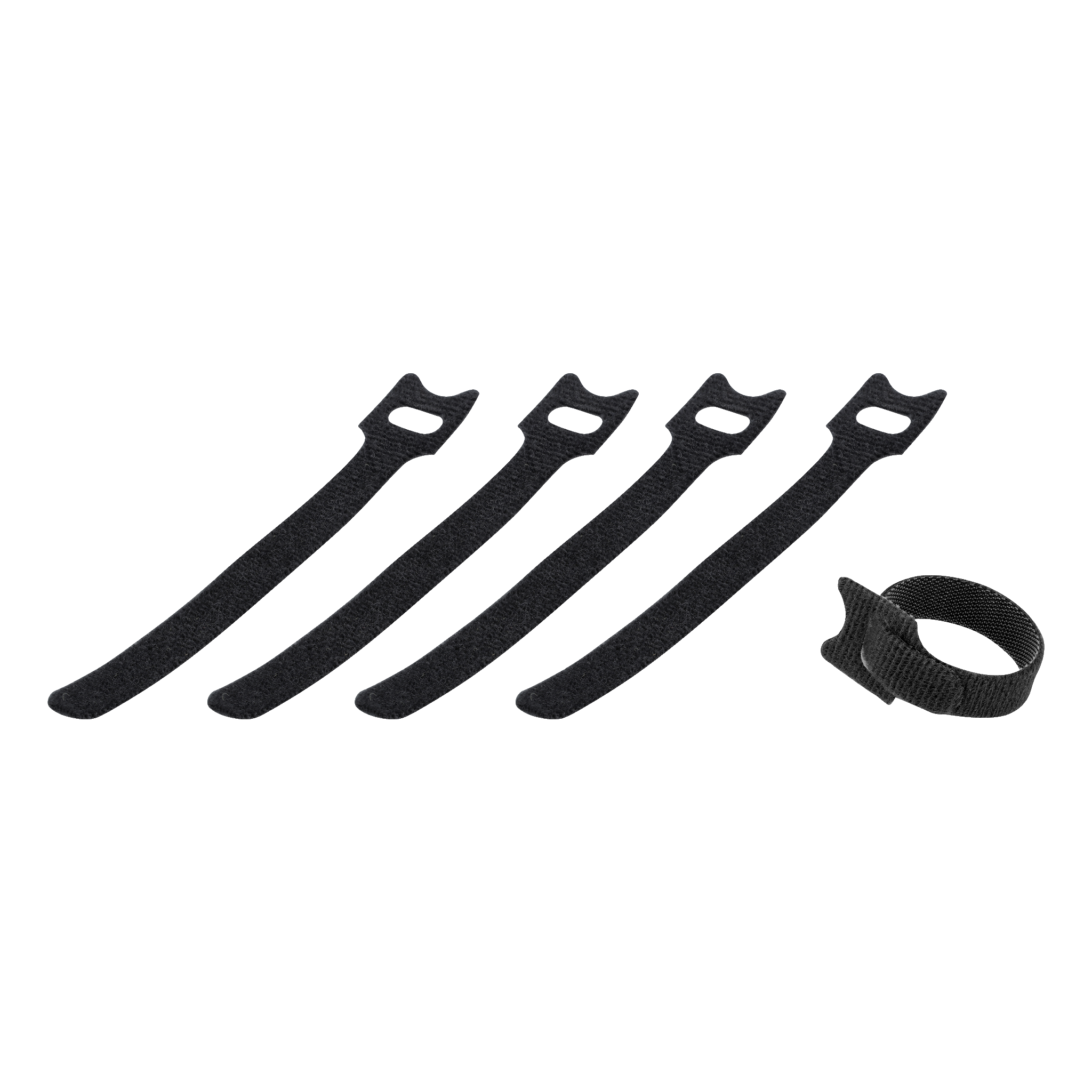 Buntebånd med borrelås 5-pk 135x12 mm
