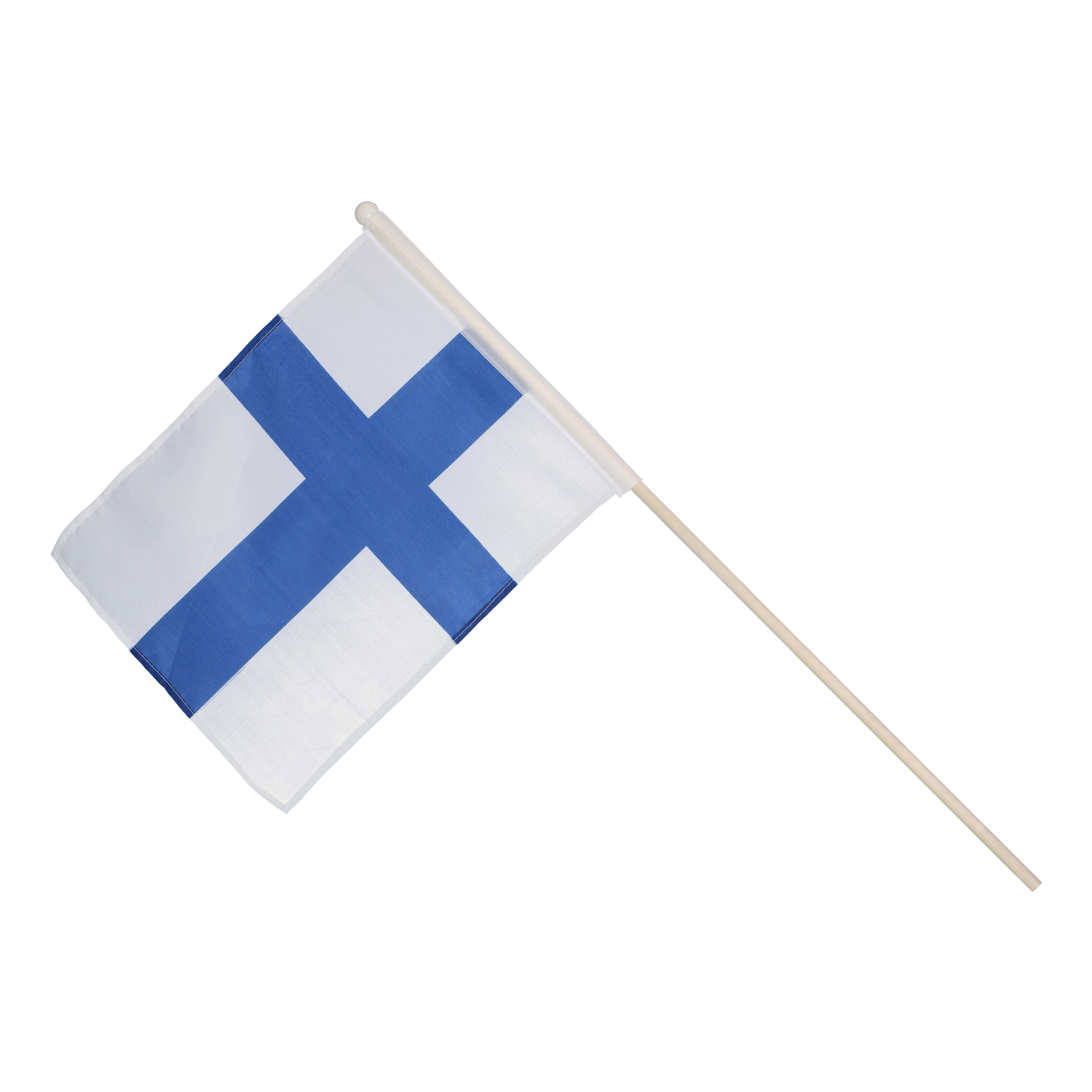 Finsk håndflagg 28x20 cm