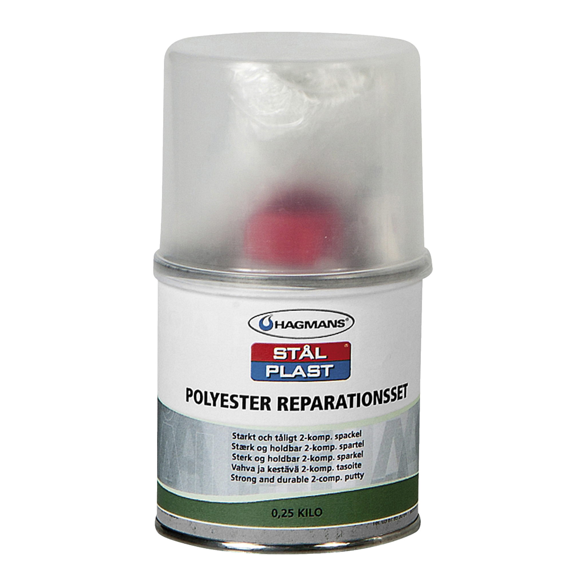 Stålplast reparationssats 250 g