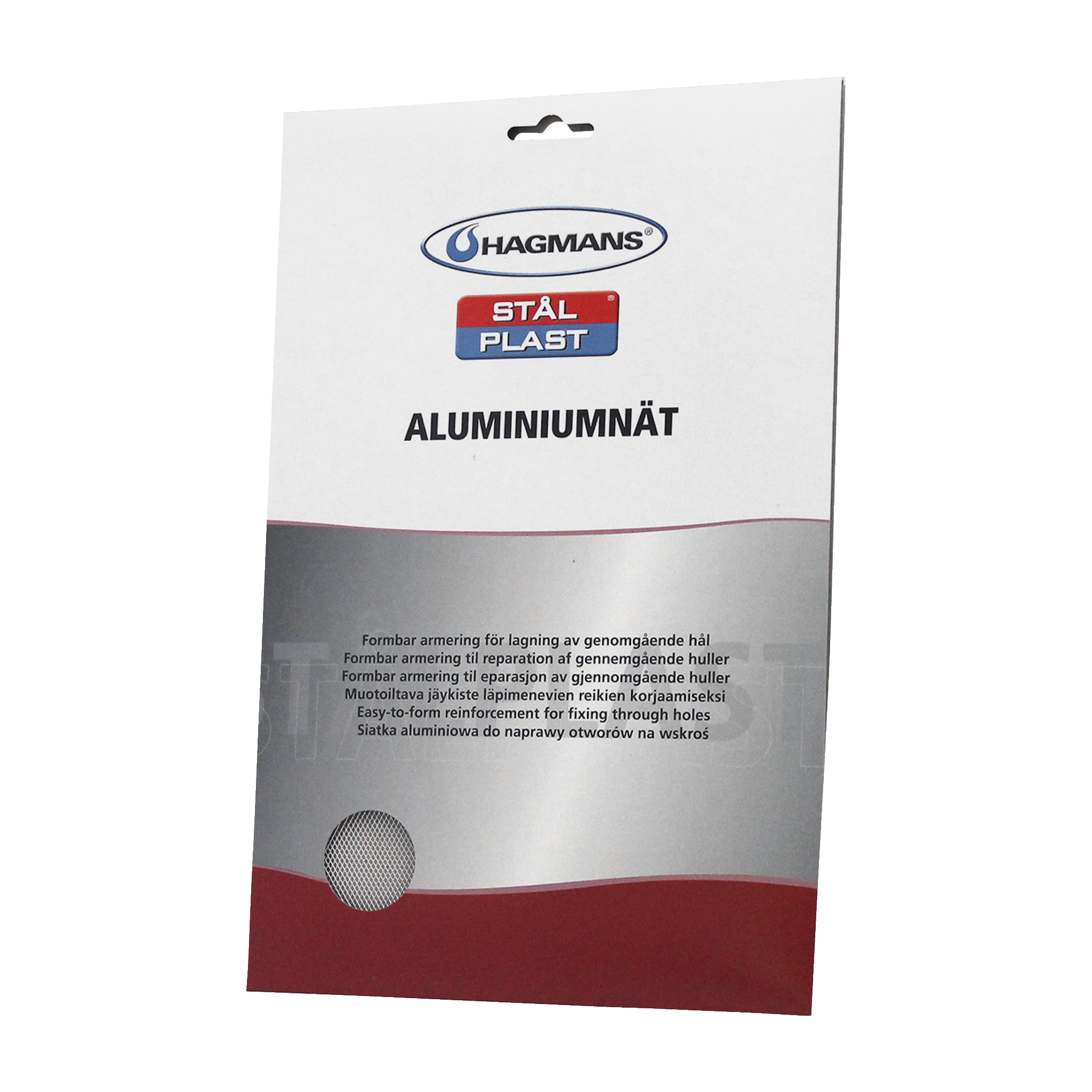 Aluminiumnät 25x20 cm