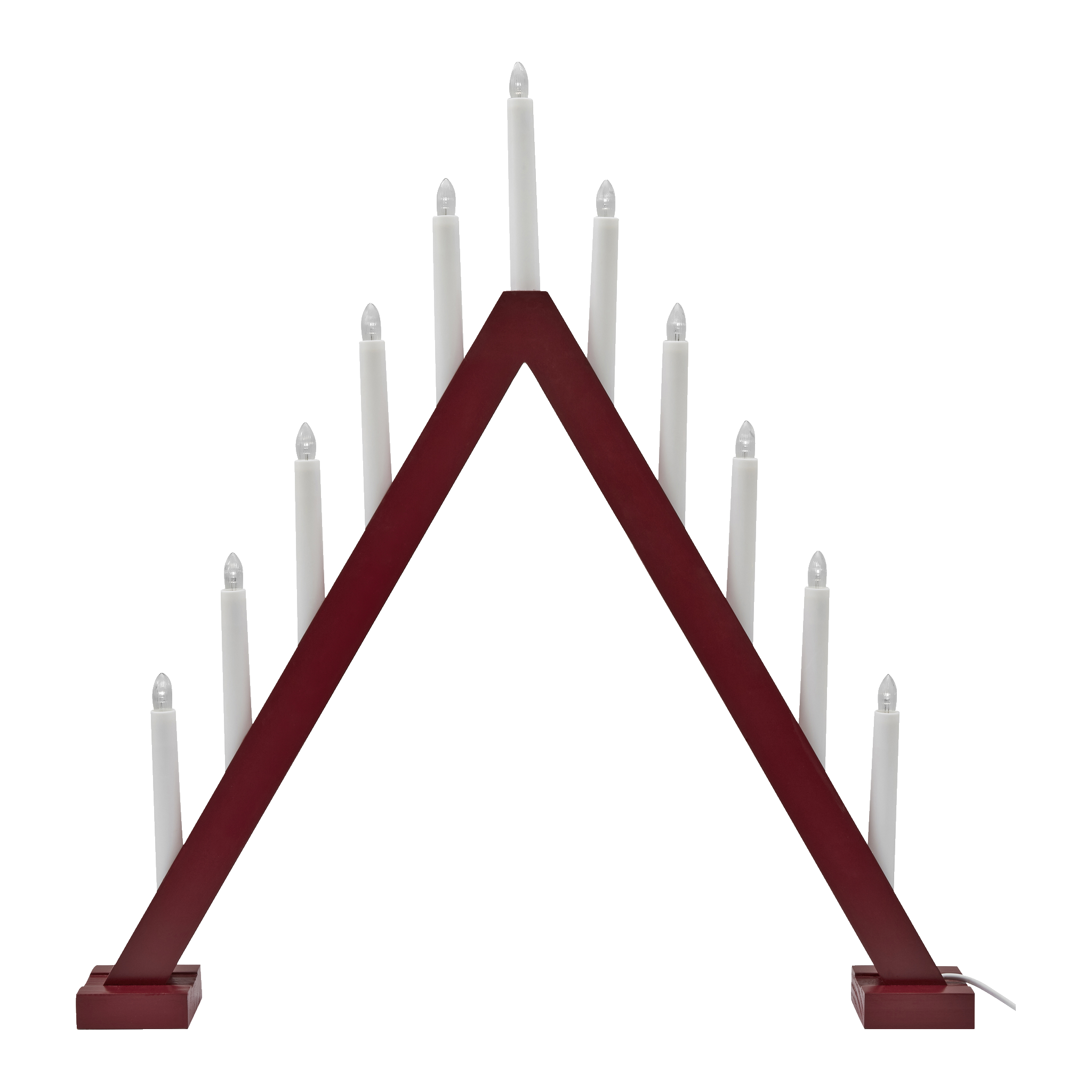 Stor adventslysestake LED 65 cm