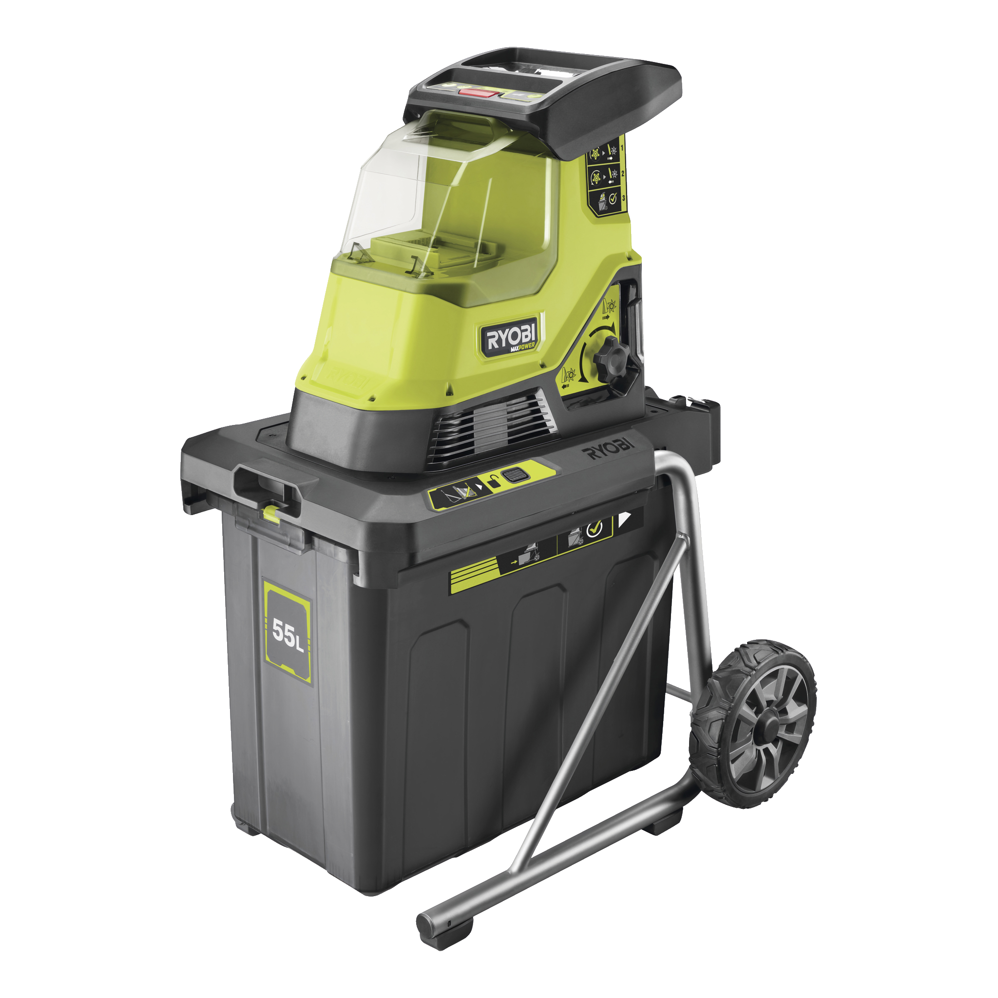 Batteridriven kompostkvarn 36 V Ø40 mm