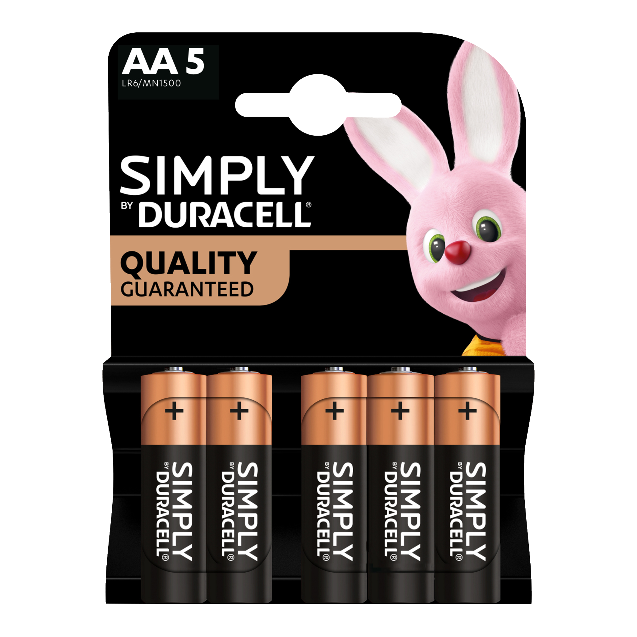 AA-batterier 5-pk