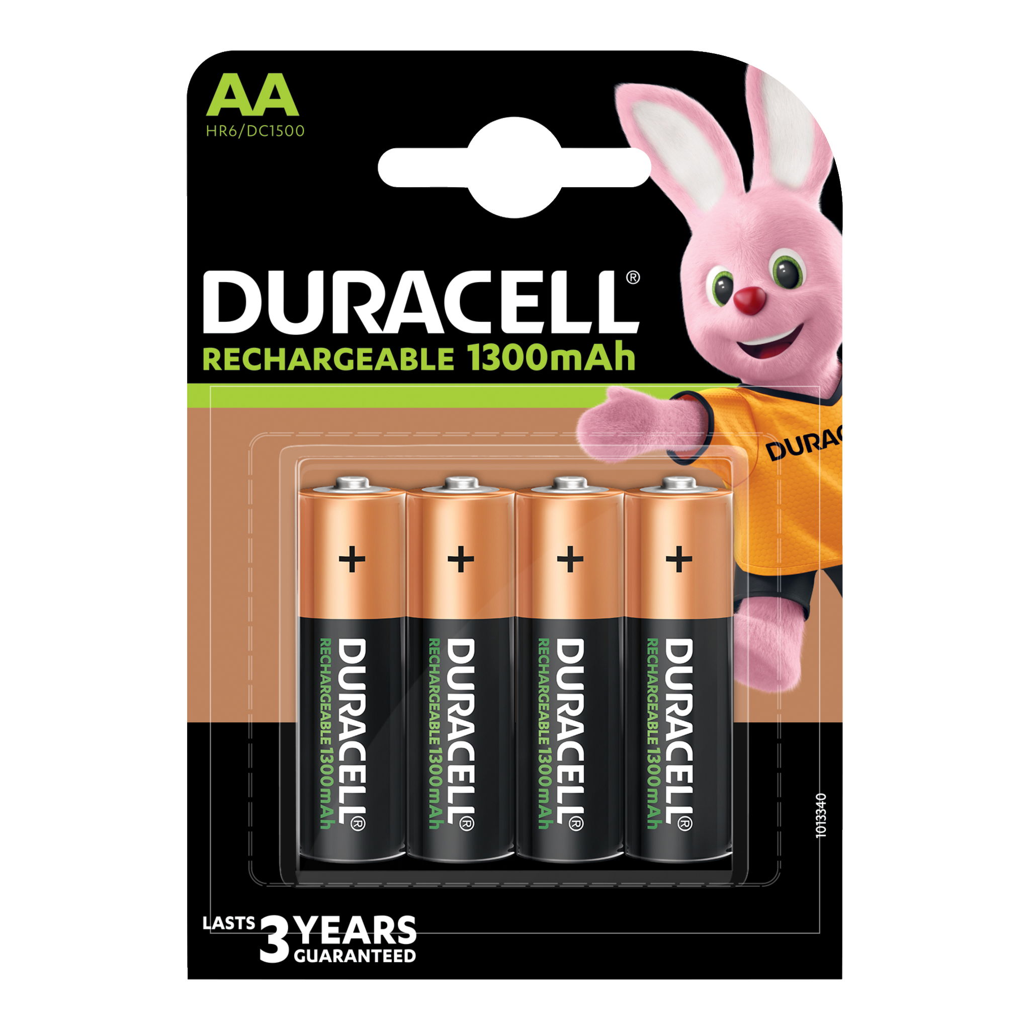 Oppladbare AA-batterier 4-pk