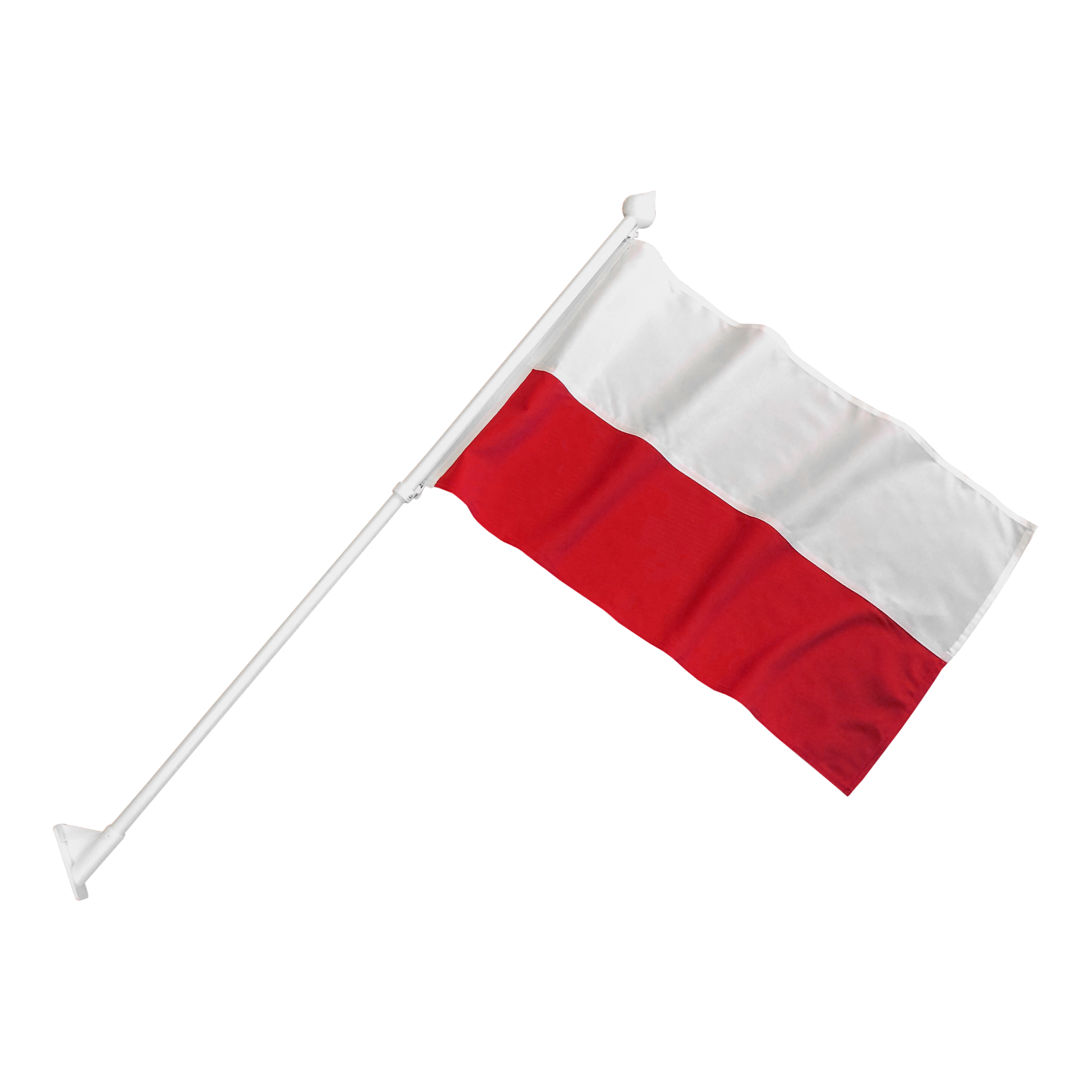 Polsk fasadeflagg 117 cm