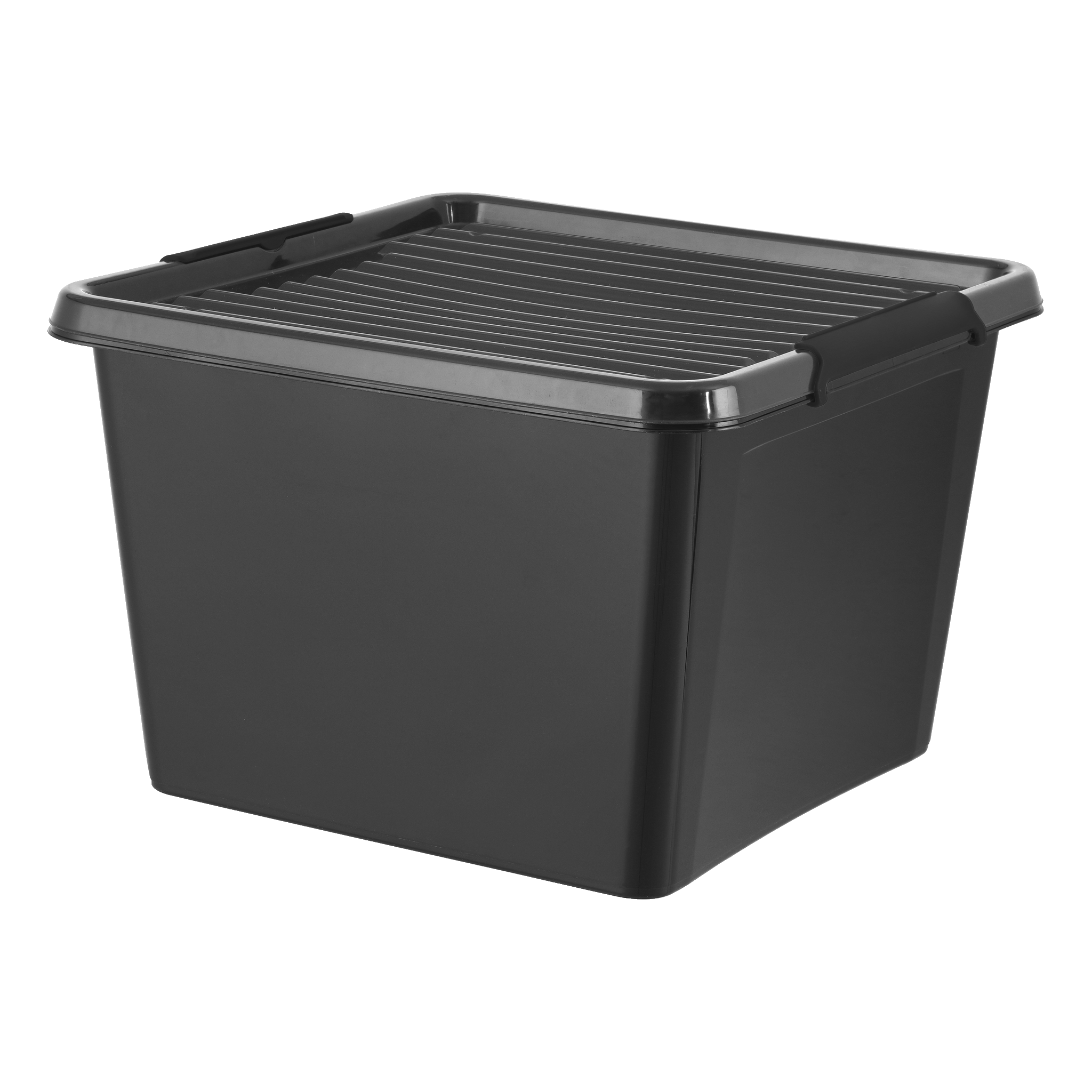 Förvaringslåda med lock 32 l 39x39x26 cm