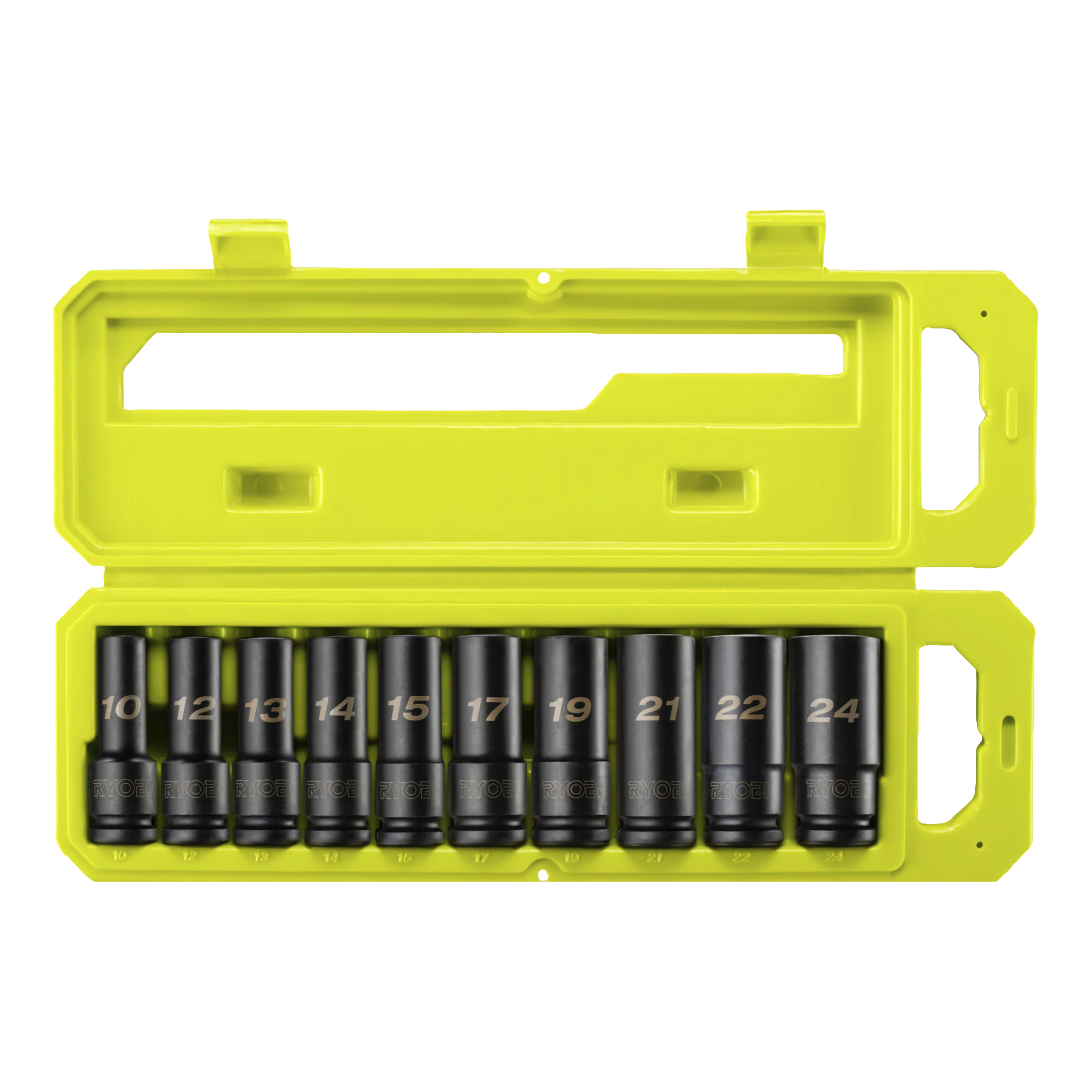 Hylssats 10 delar 1/2"