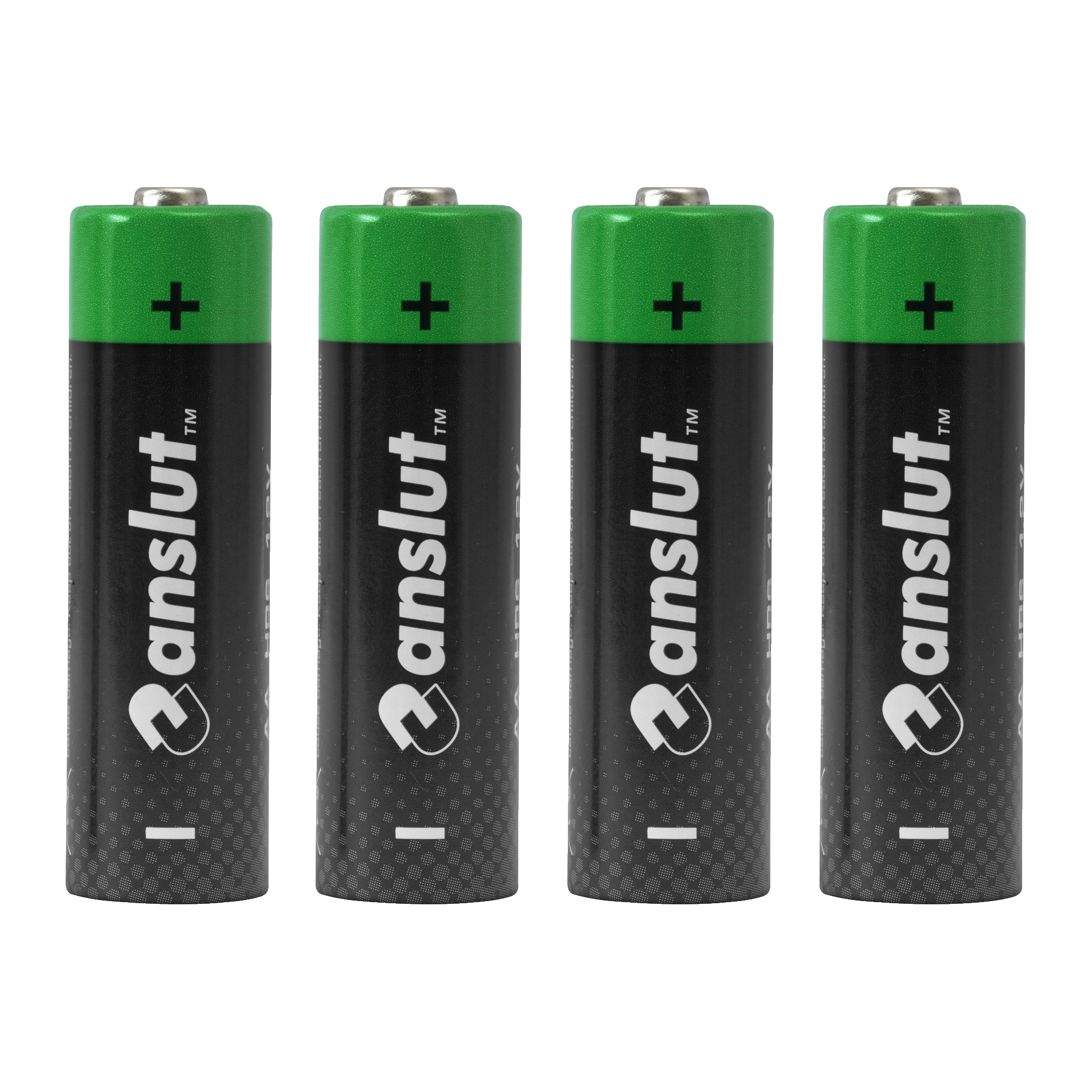 Oppladbare AA-batterier 4-pk 2500 mAh 1,2 V
