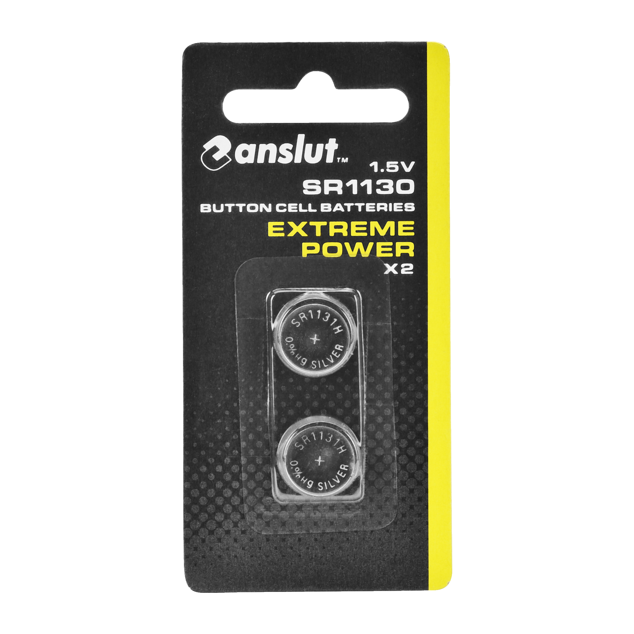 Knappcellsbatterier 2-pk SR1130