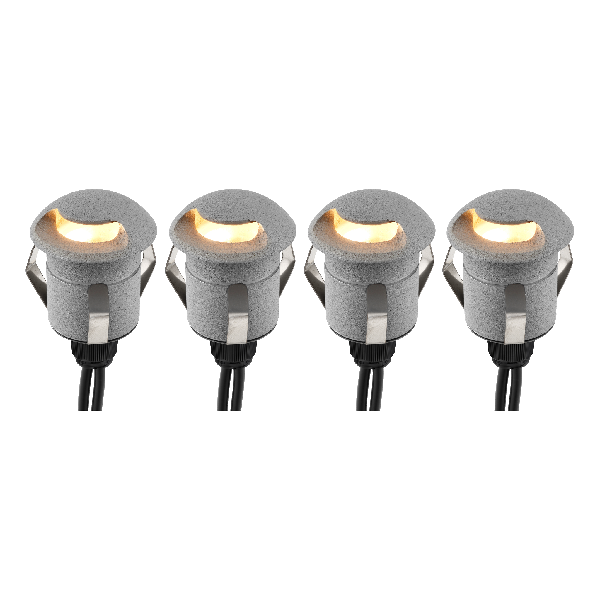 Trappelys 4-pk 24 V Ø36 mm 4x5 lm