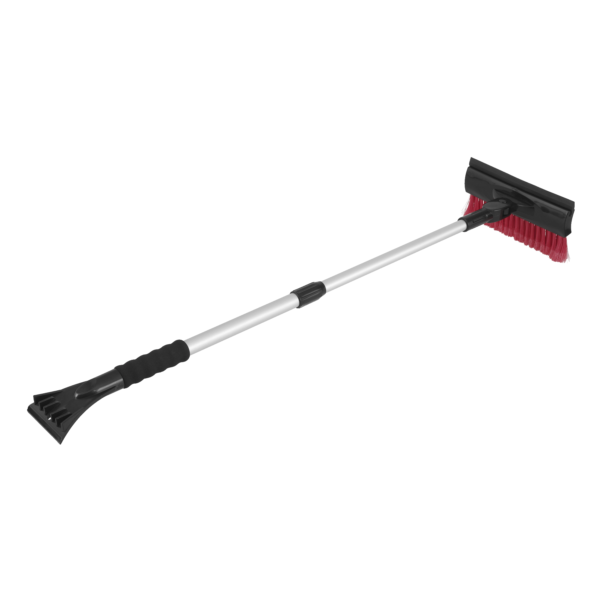Teleskopisk snøkost med isskrape 83-110 cm