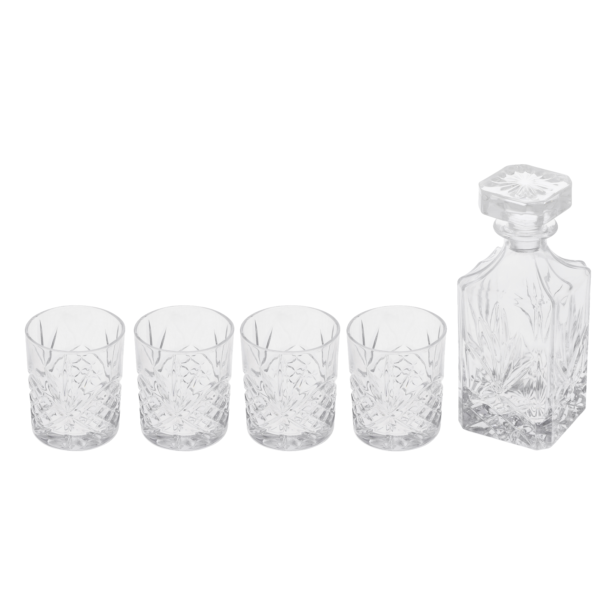 Whiskysett 5 deler 310 ml / 730 ml