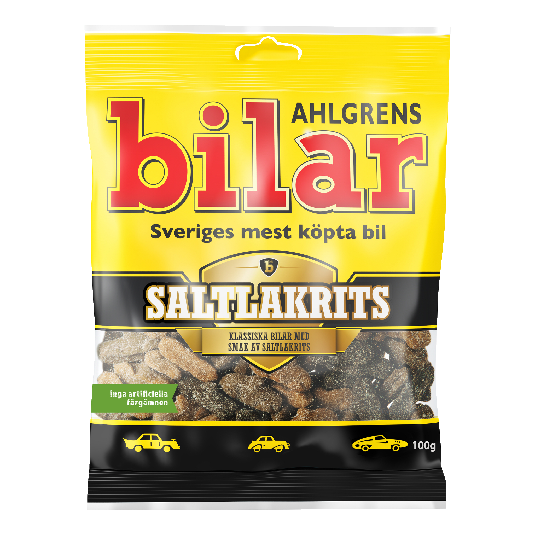 Ahlgrens Biler Salt lakris 100 g