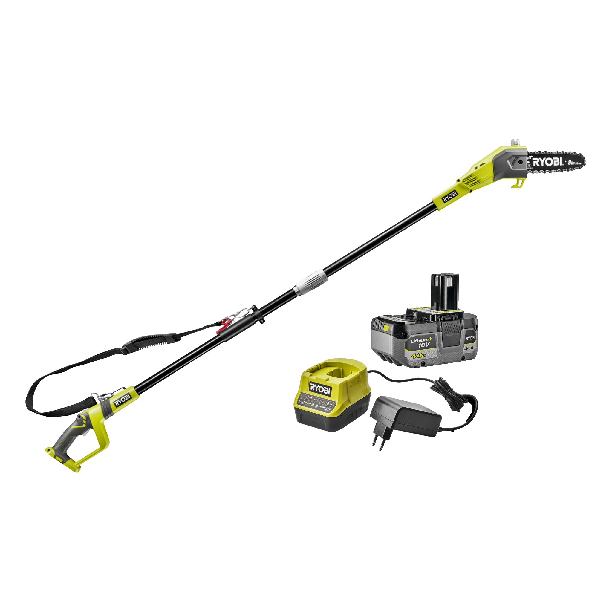 Batteridrevet grensag med teleskopskaft 18 V 270 cm 4,0 Ah