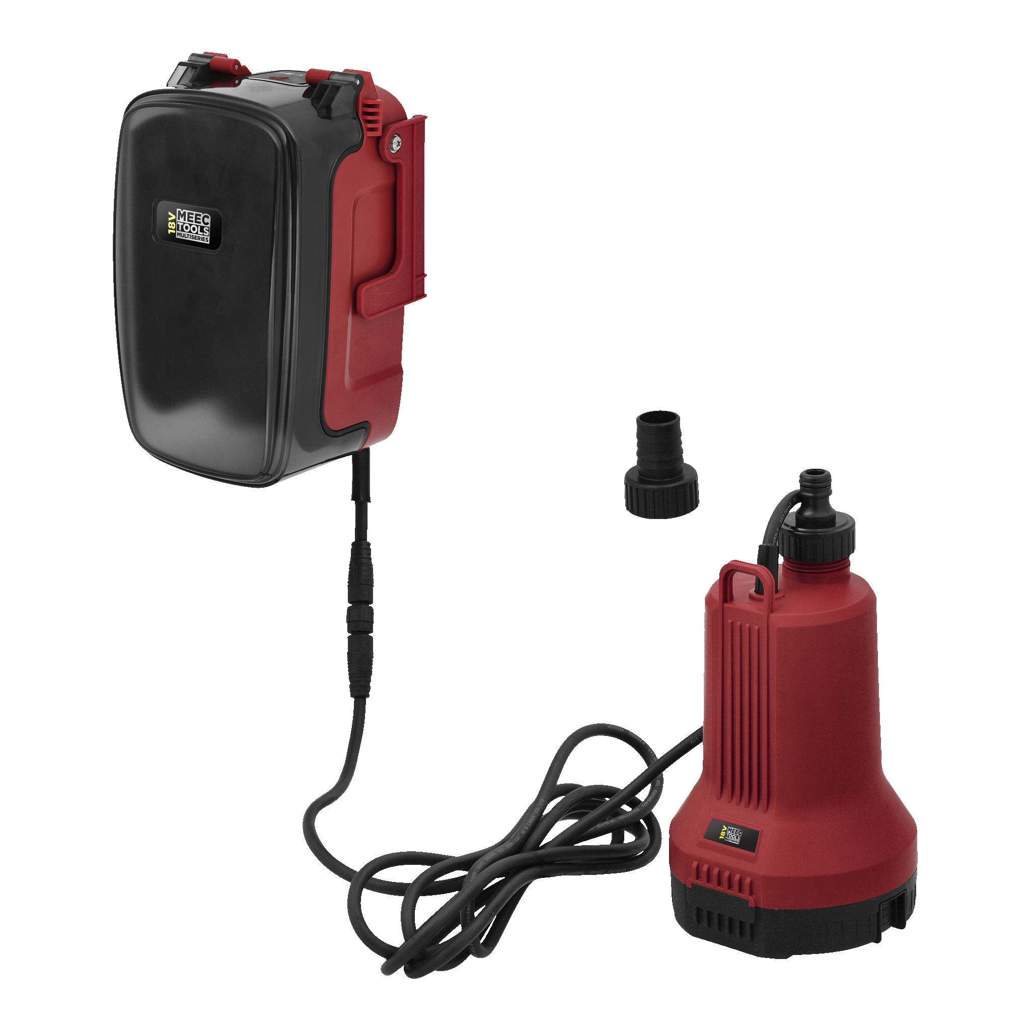 Batteridriven dränkbar pump 66 l/min 90 W