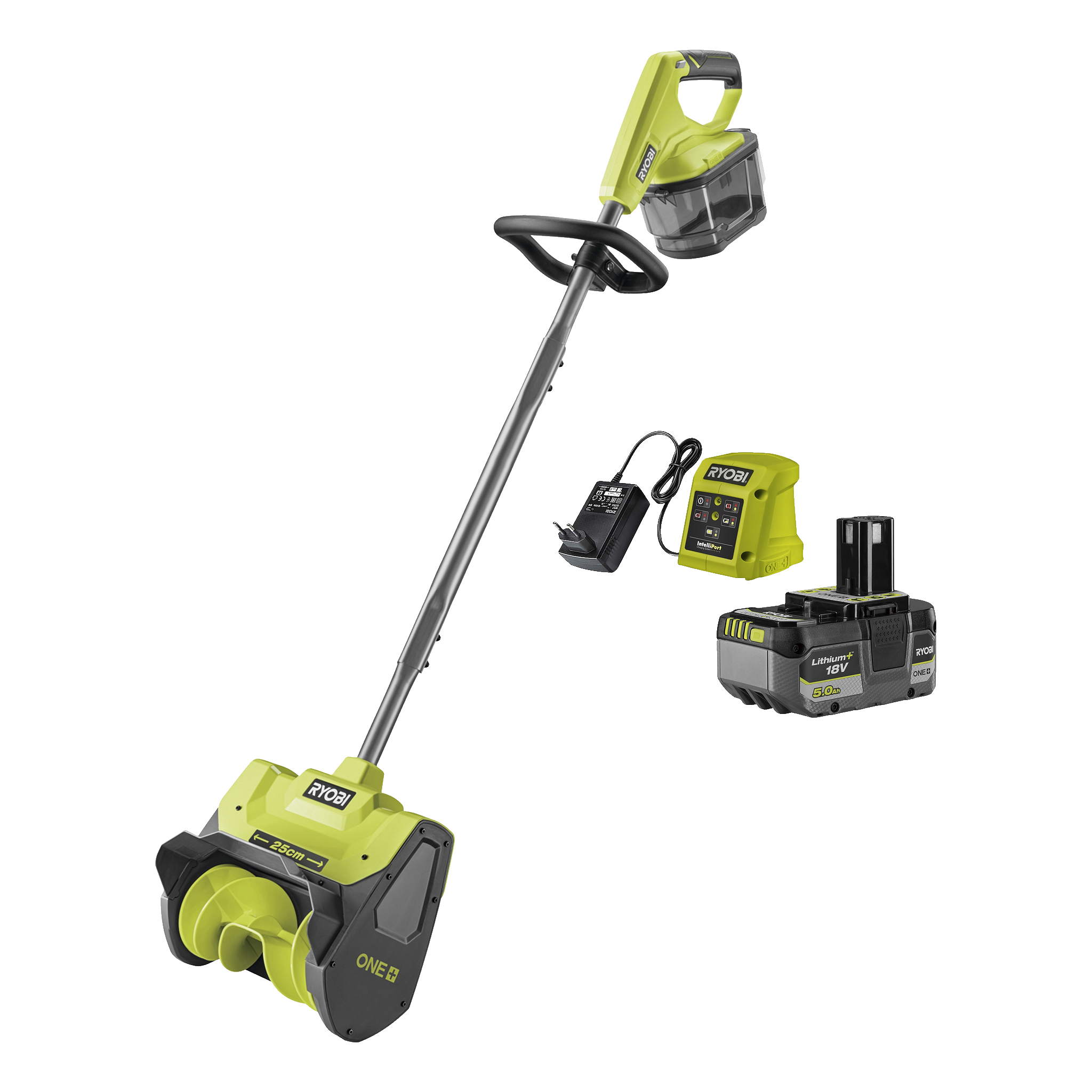 Batteridriven snöslunga 18 V 250 mm 5,0 Ah