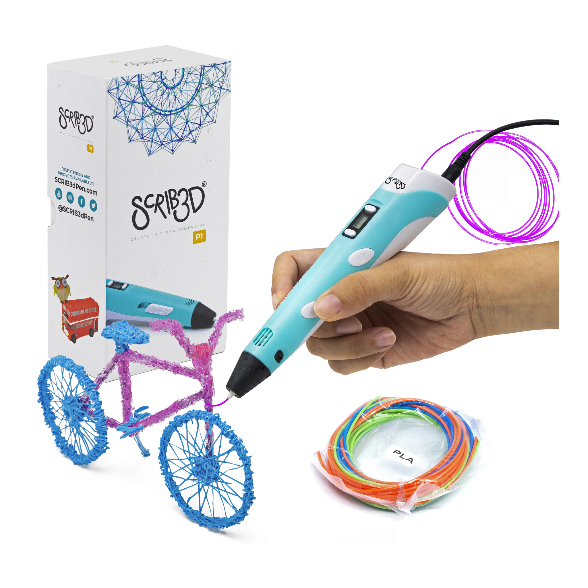 3D-penna 230 V