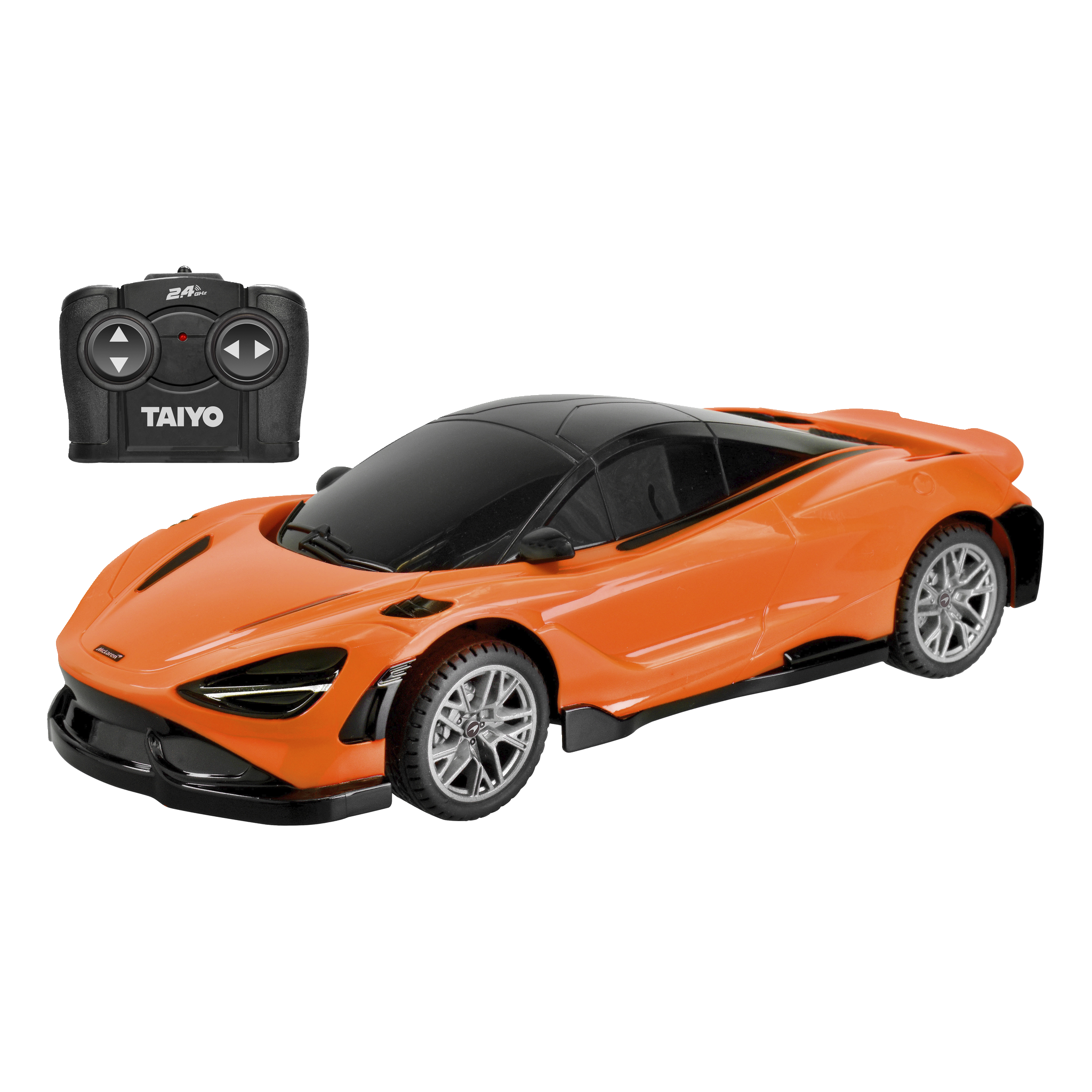 Radiostyrd bil 7,5 km/h 21 cm Taiyo, McLaren 765LTTaiyo | McLaren 765LT (153)179.-Topphastighet: 7,5 km/hKan styras i alla riktningar2,4 GHz-frekvens