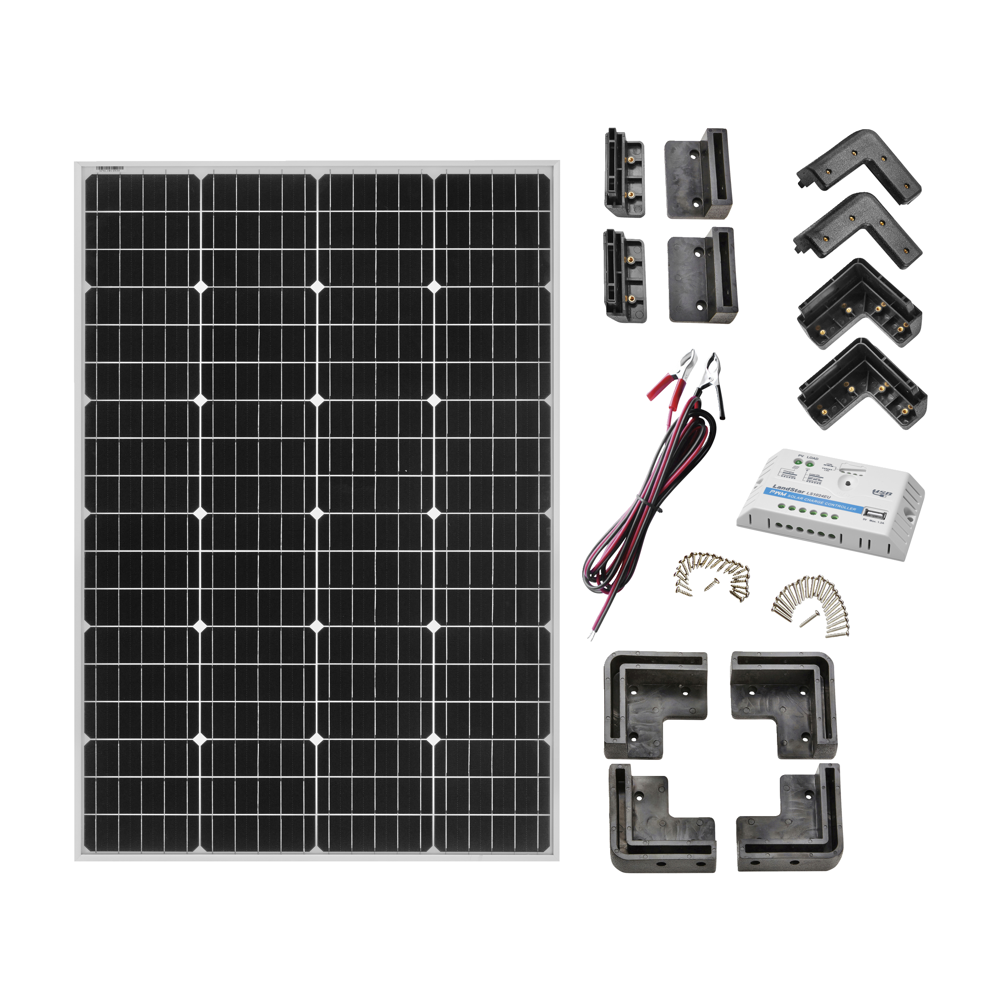 Solcellspaket 12 V 110 W 10 A