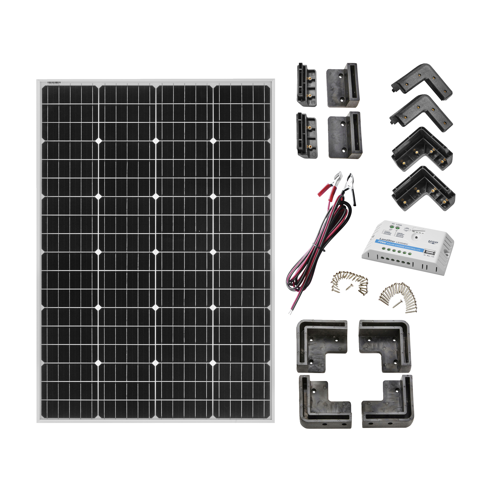 Solcellspaket 12 V 110 W 10 A