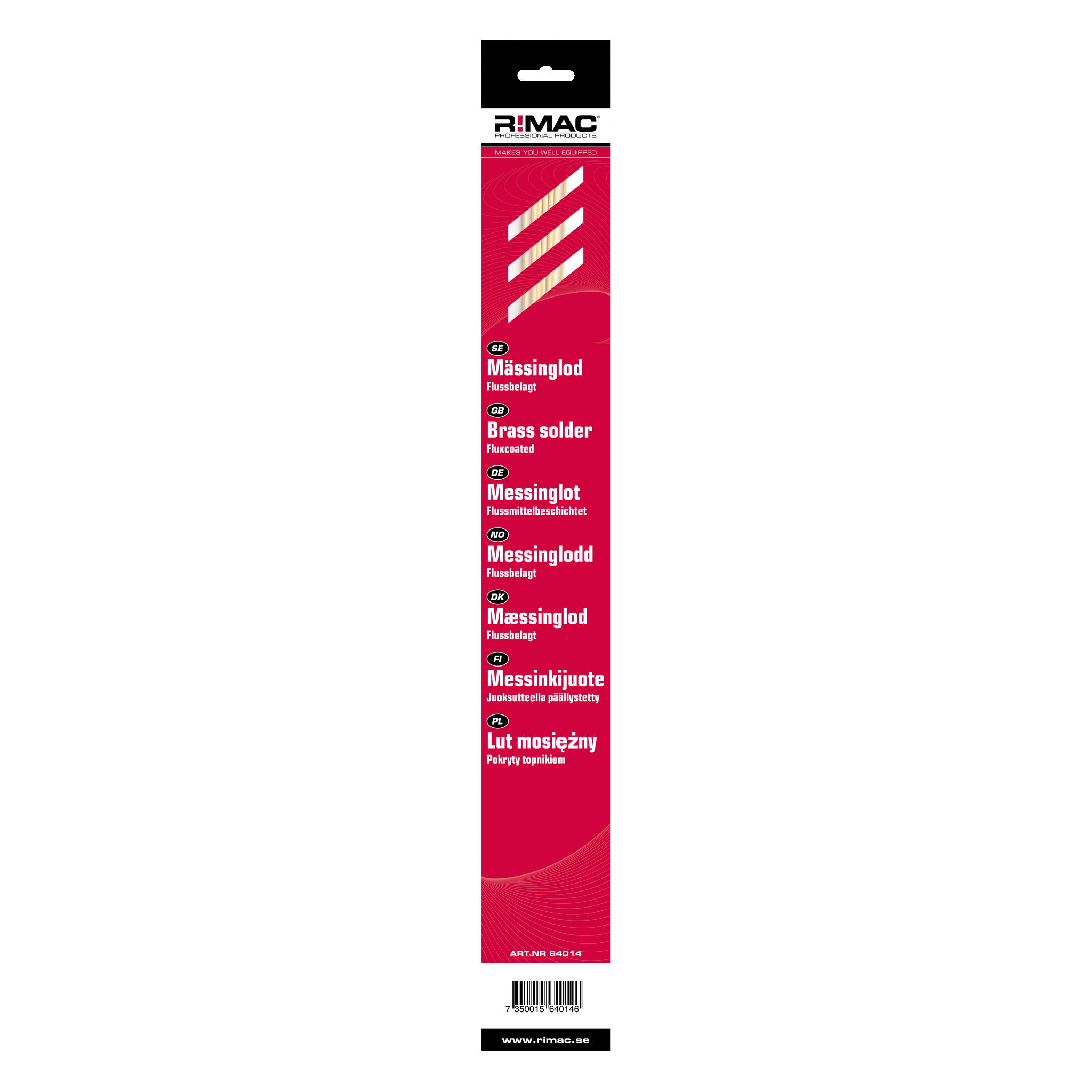 Messingloddetinn 7-pk 2 mm