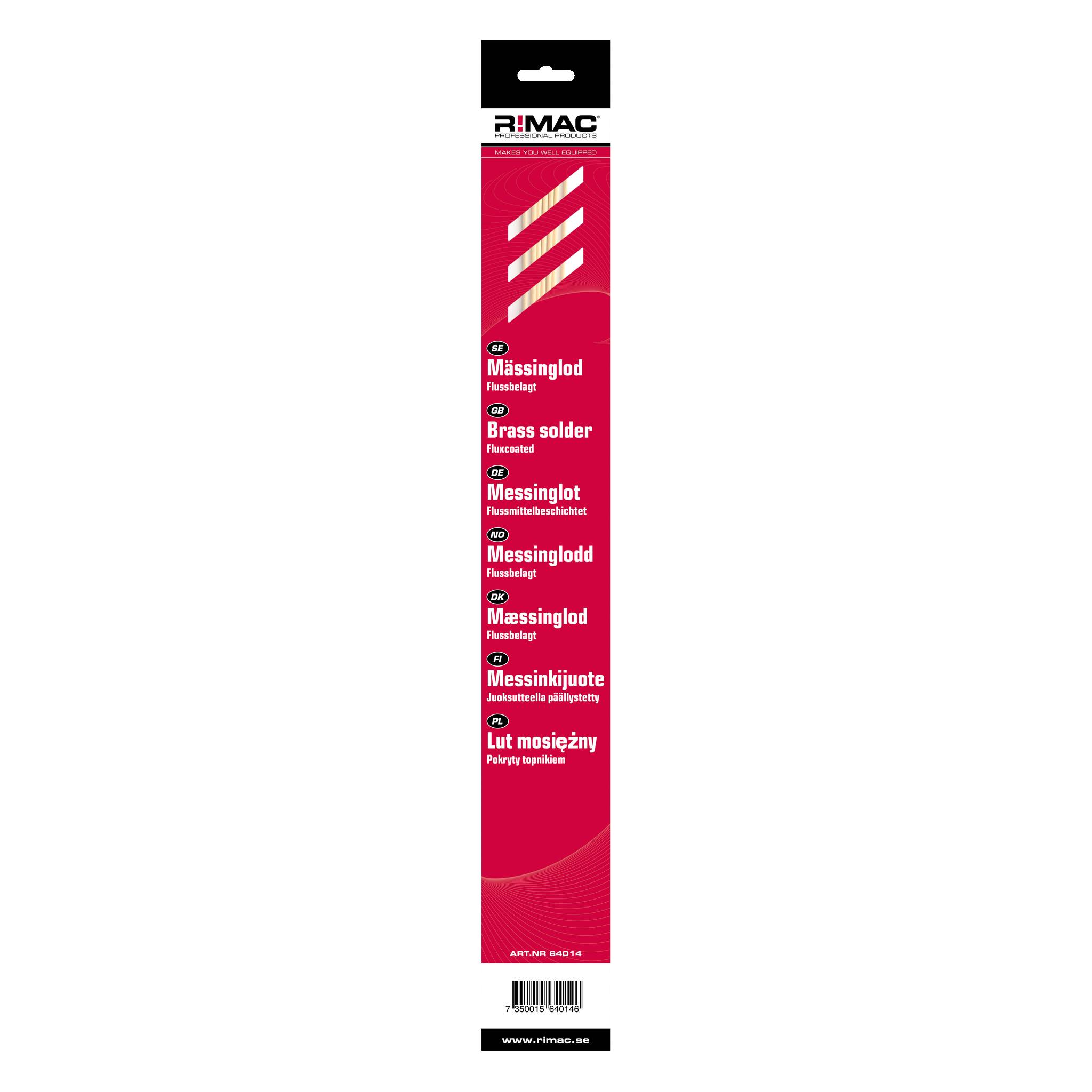 Mässingslod 7-pk 2 mm