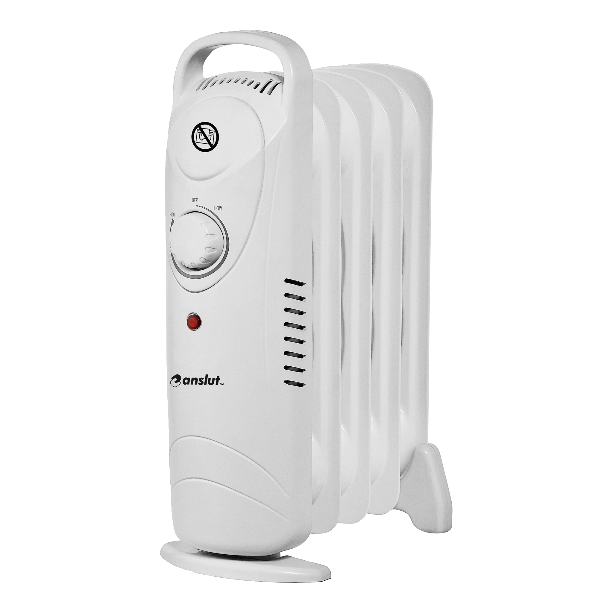 Oljefylld elradiator 230 V 500 W