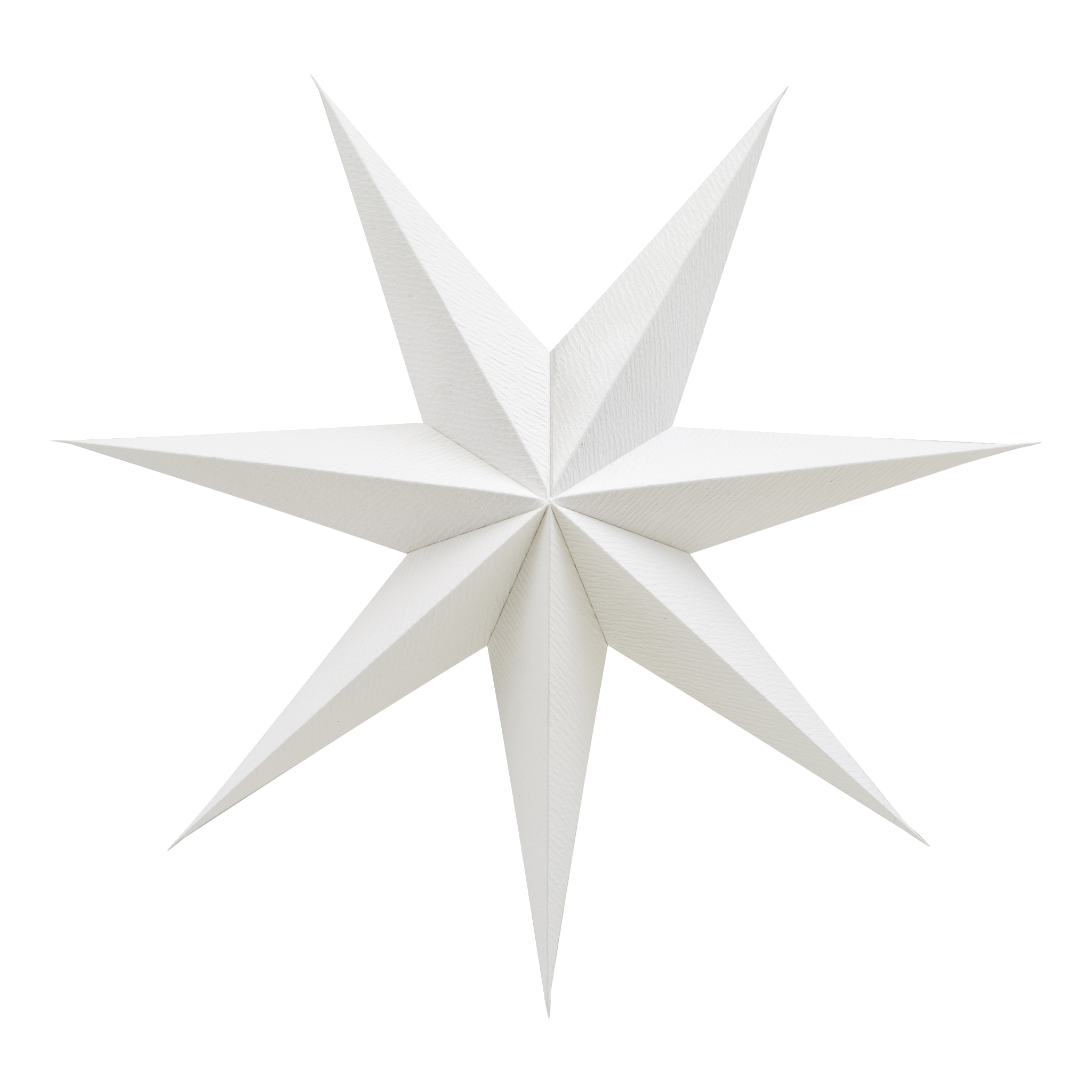 Hvit adventsstjerne Ø75 cm E14