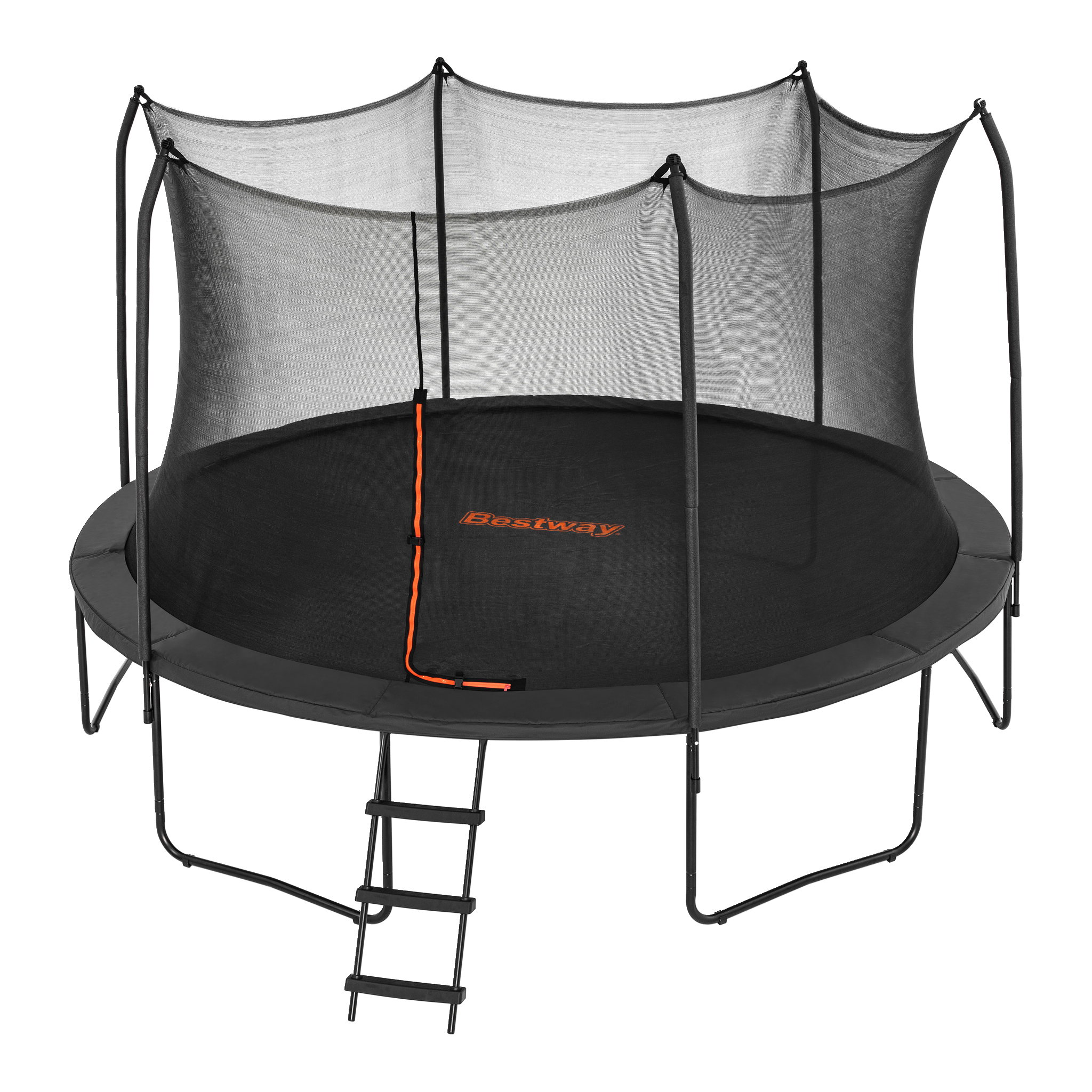 Studsmatta med skyddsnät Ø4,27 m Bestway, Xtreme air trampoline 59120Bestway | Xtreme air trampoline 59120 (157)3 3 999.-Rost- och korrosionsskyddadStege och kantskydd ingårHög maxvikt – 150 kg