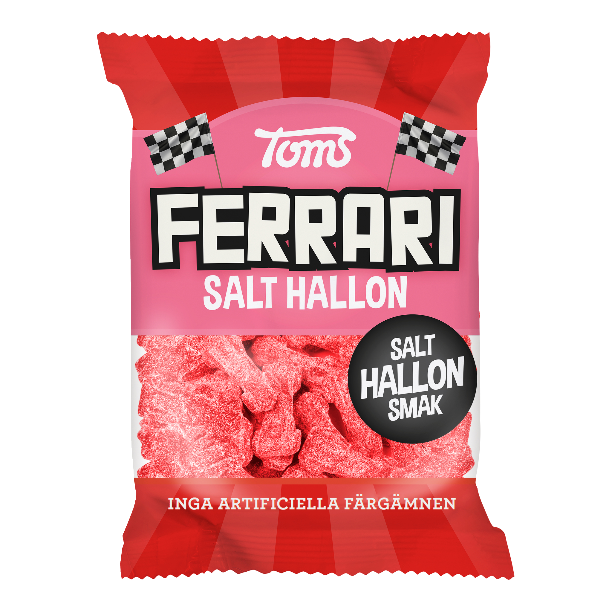 Ferrari salt bringebær 190 g