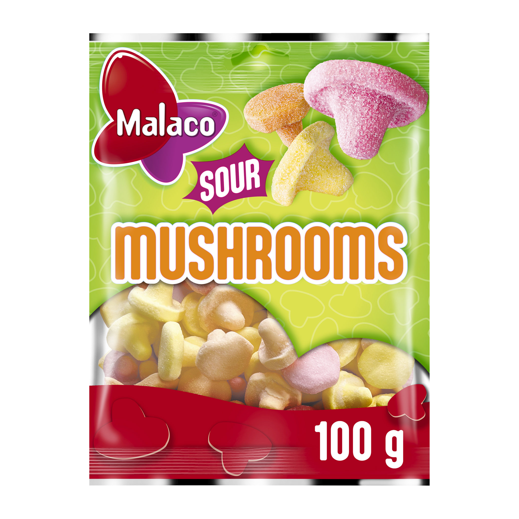 Malaco Sour Mushrooms 100 g
