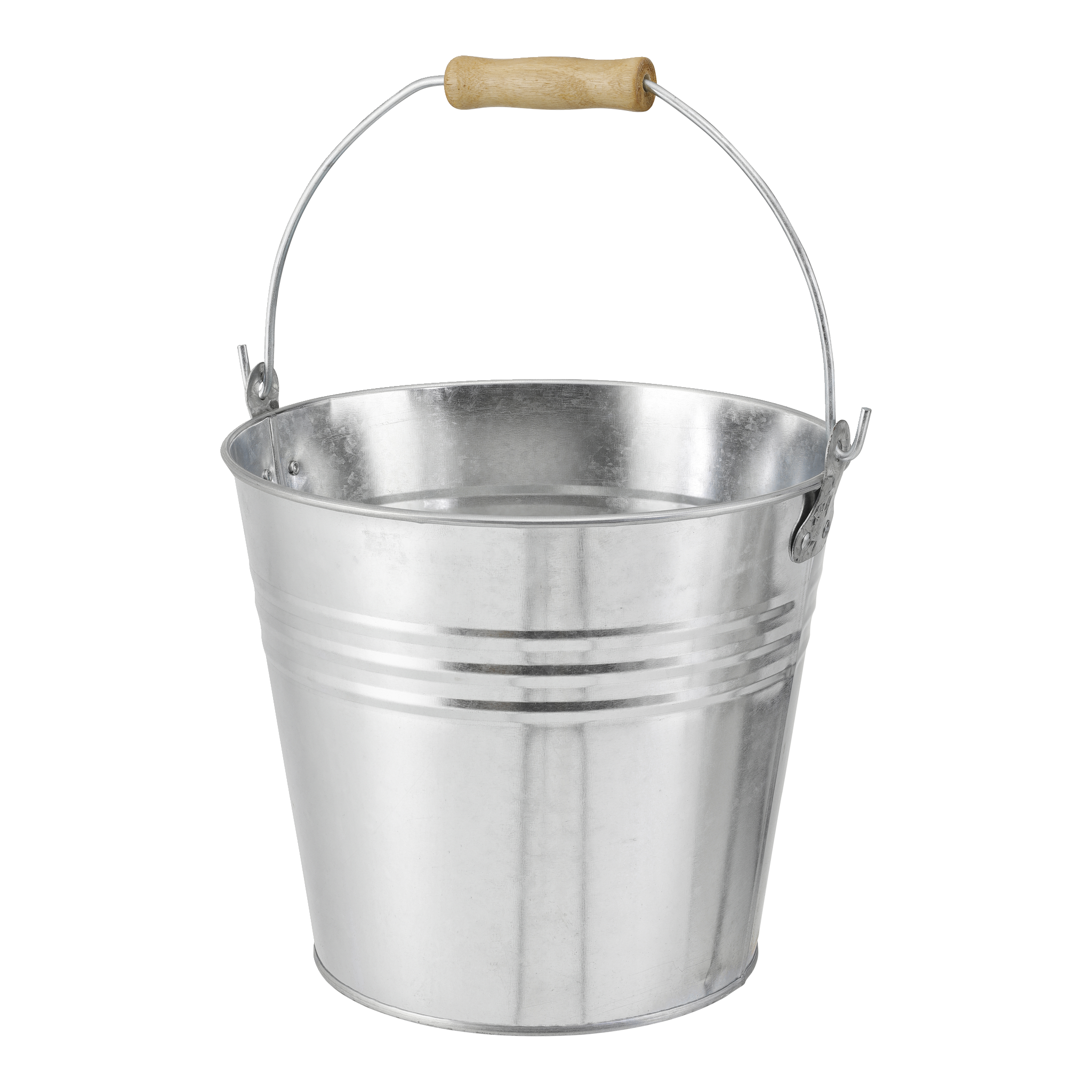 Hink med trähandtag 9,75 l