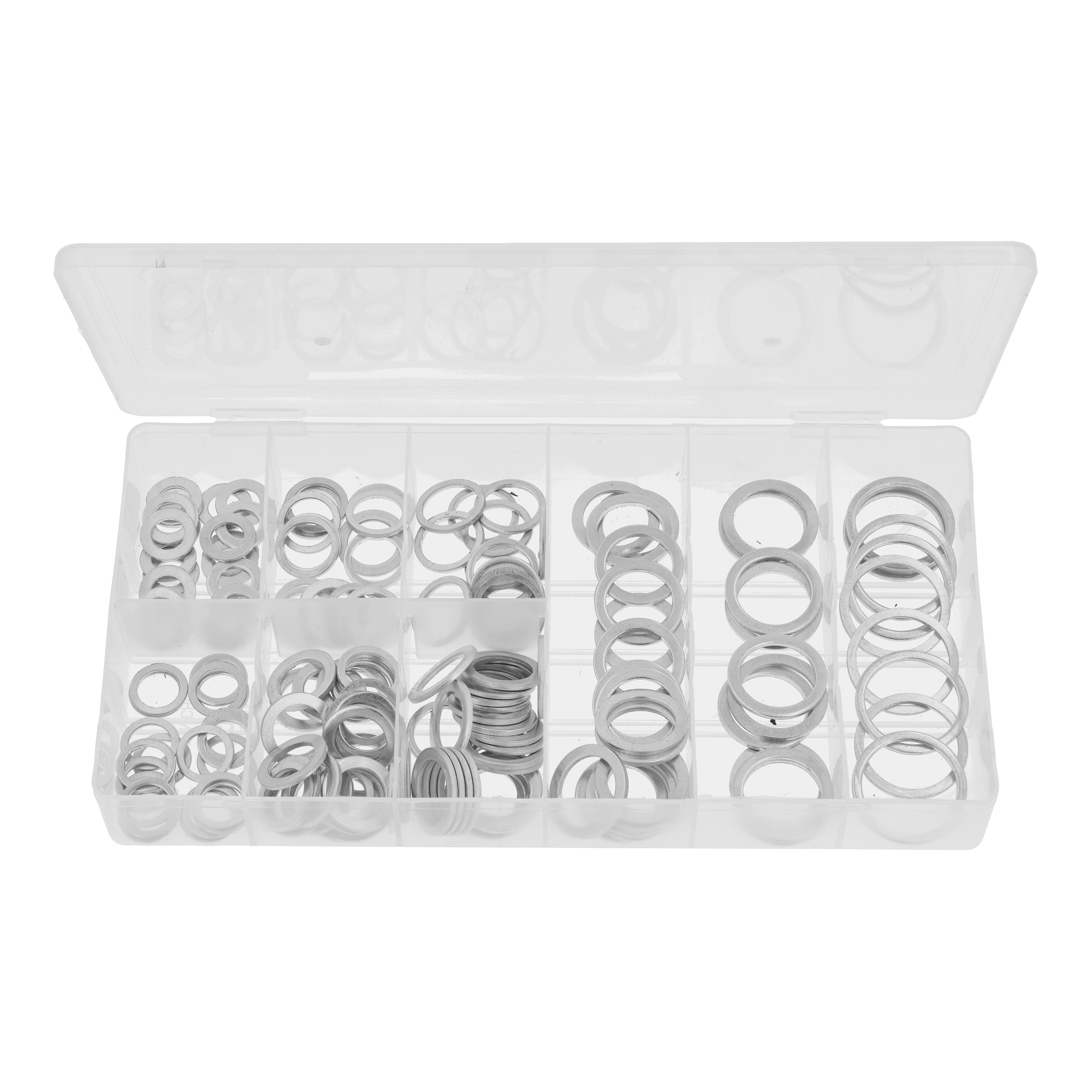 Skivesett aluminium, tetningsskiver 160 deler