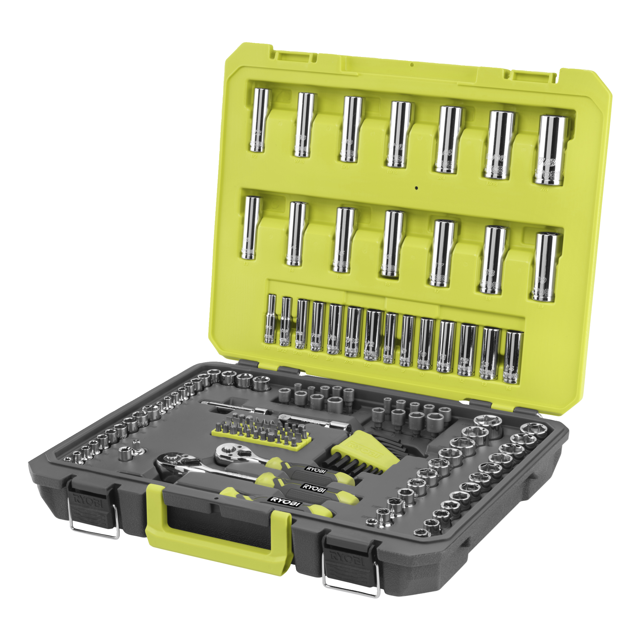 Hylsnyckelsats 156-pk 3/8" – 1/4"