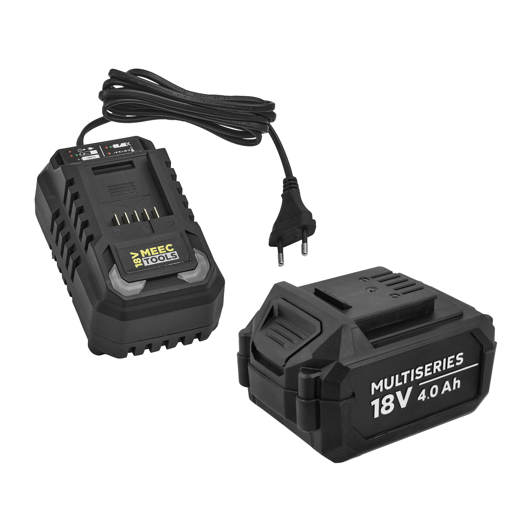 Batteri + batteriladdare 18 V 4,0 Ah 2,4 A