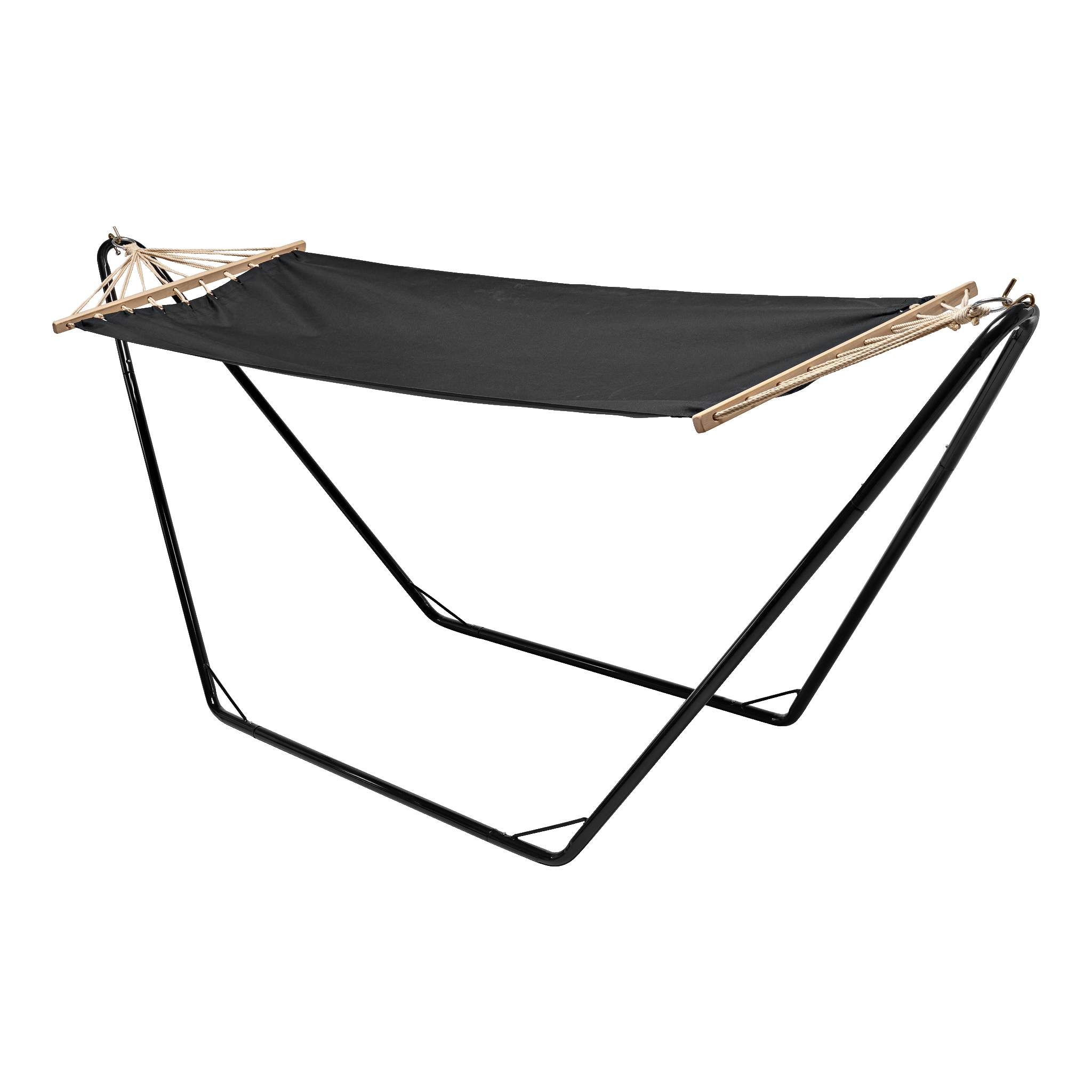 Hengekøye med stativ 280x70x105 cm