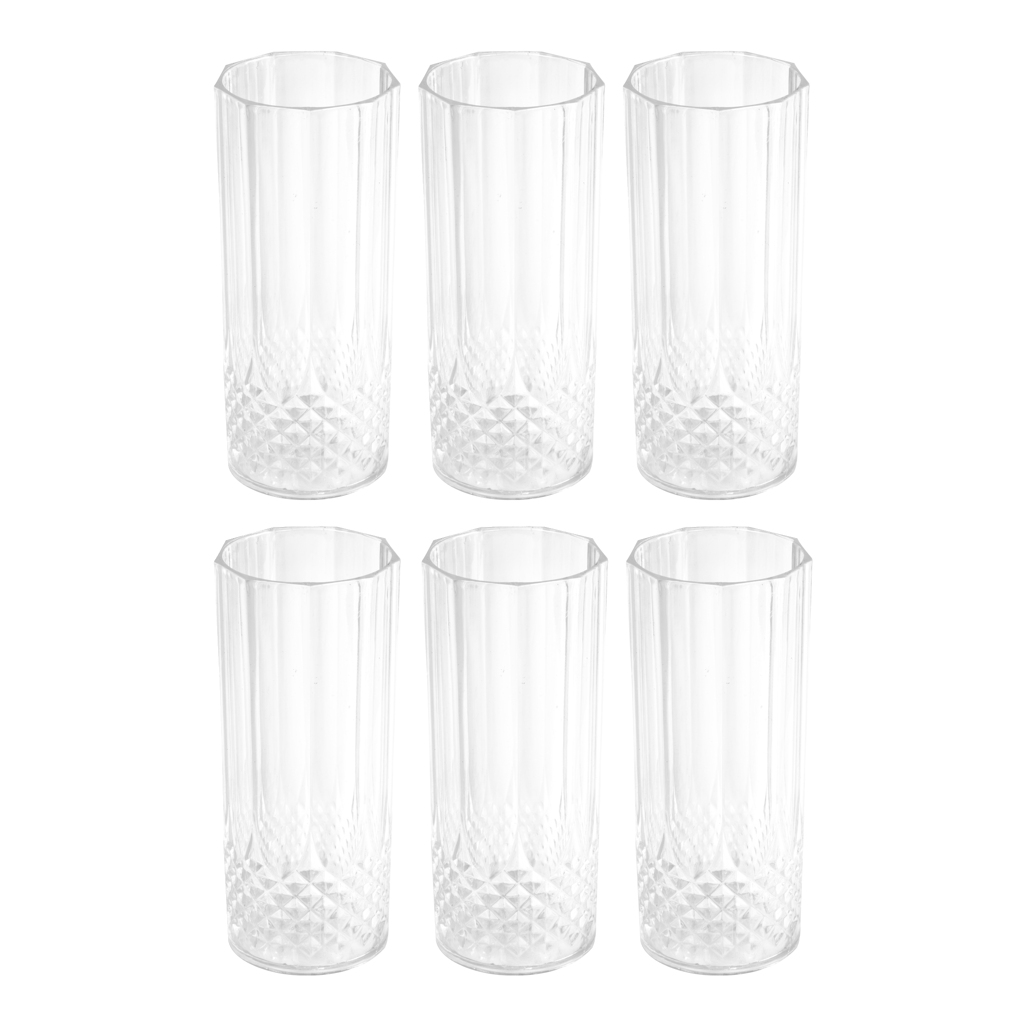 Drikkeglass av plast 6-pk 40 cl