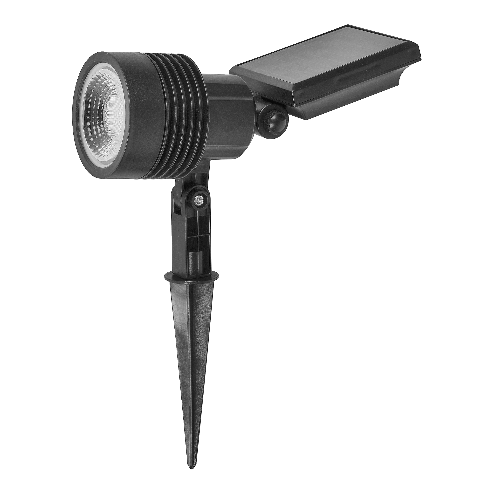 Solcellsspotlight LED 26 cm Anslut (73)79,7990Upp till 8 h drifttidVinklingsbart lamphuvudDamm- och vattentålig