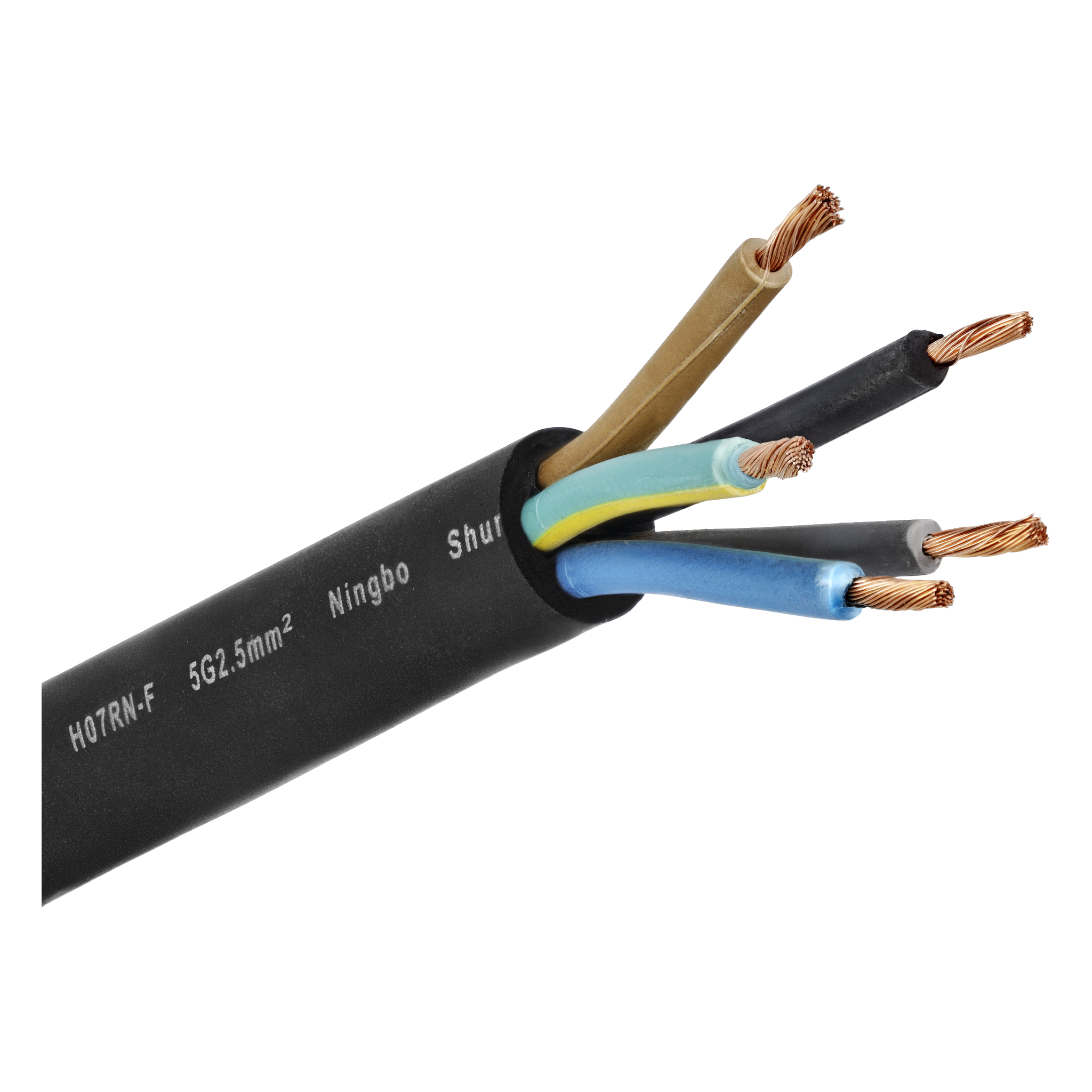 RDOE-kabel H07RN-F 5G2,5 mm² 5 m