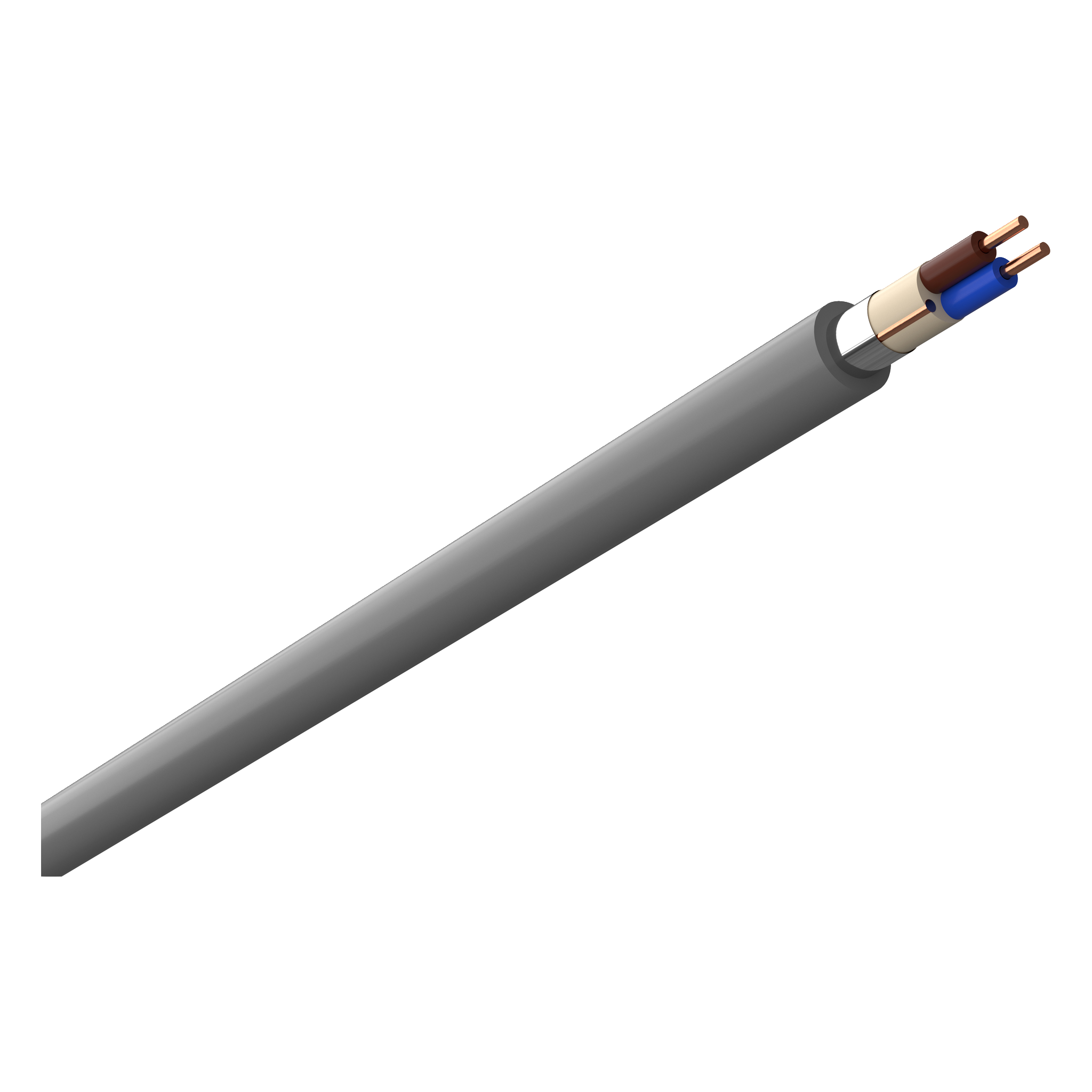 PFSP-kabel 0,6/1,0 kV 2x1,5/1,5 10 m