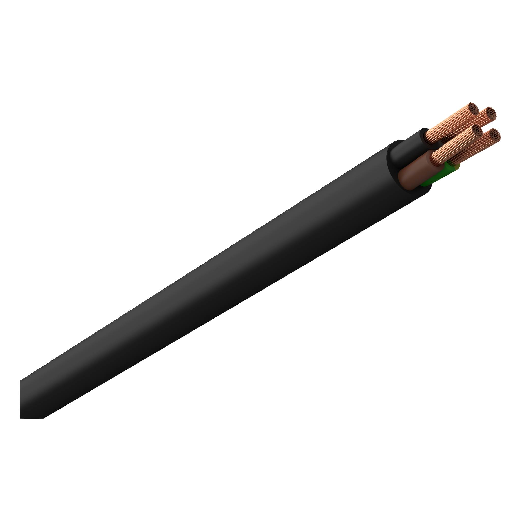 Tilkoblingskabel H07RN-F 4G2,5 mm² 25 m
