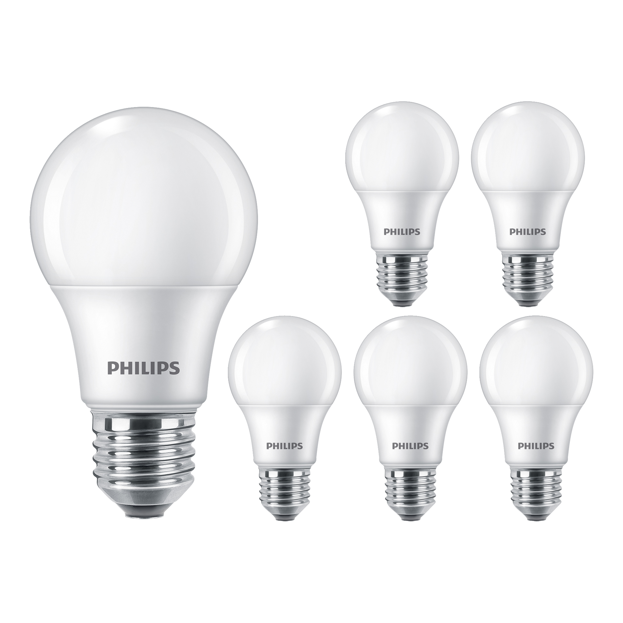 Normallampa LED 6-pk E27 7 W 806 lm