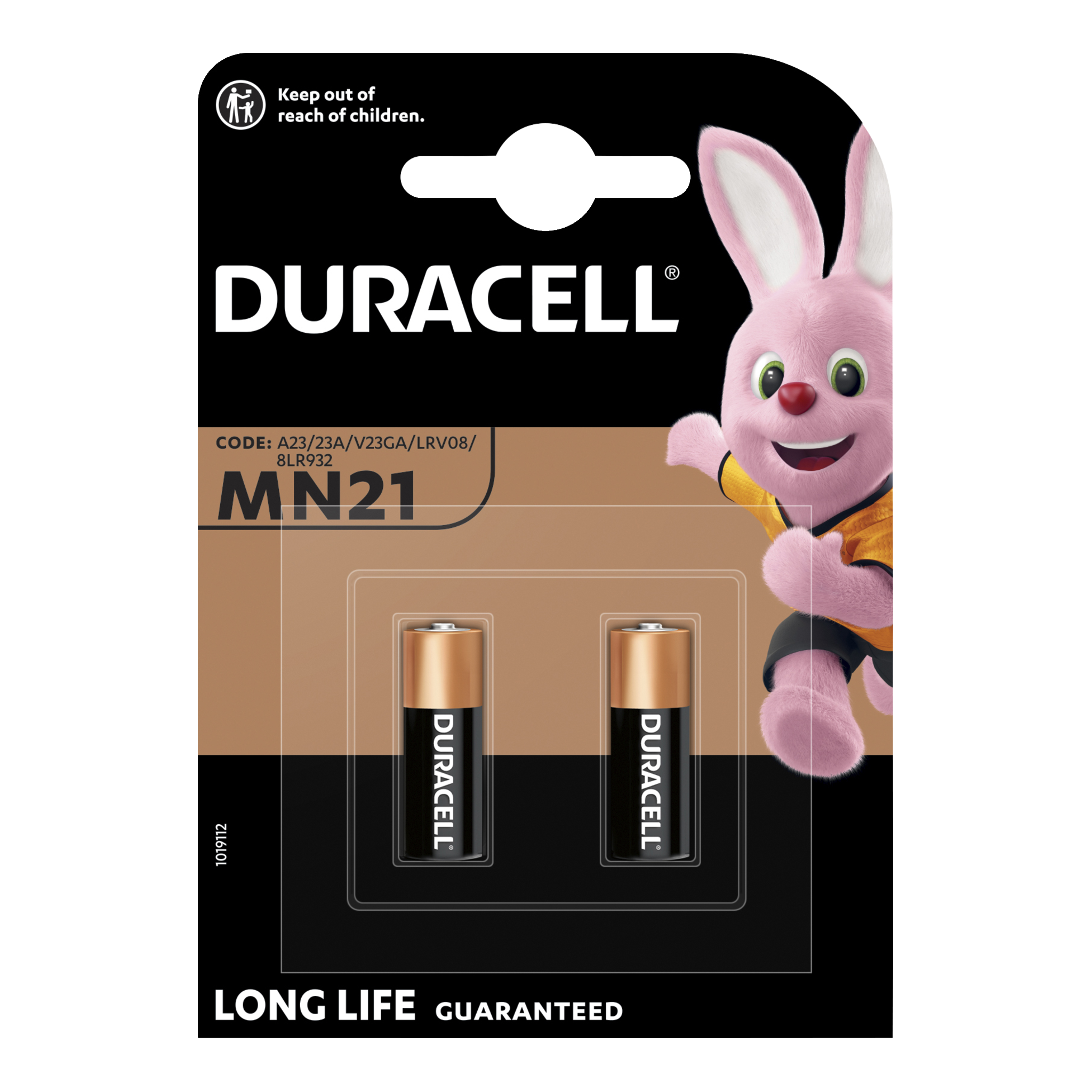Knappcellebatteri MN21 2-pk
