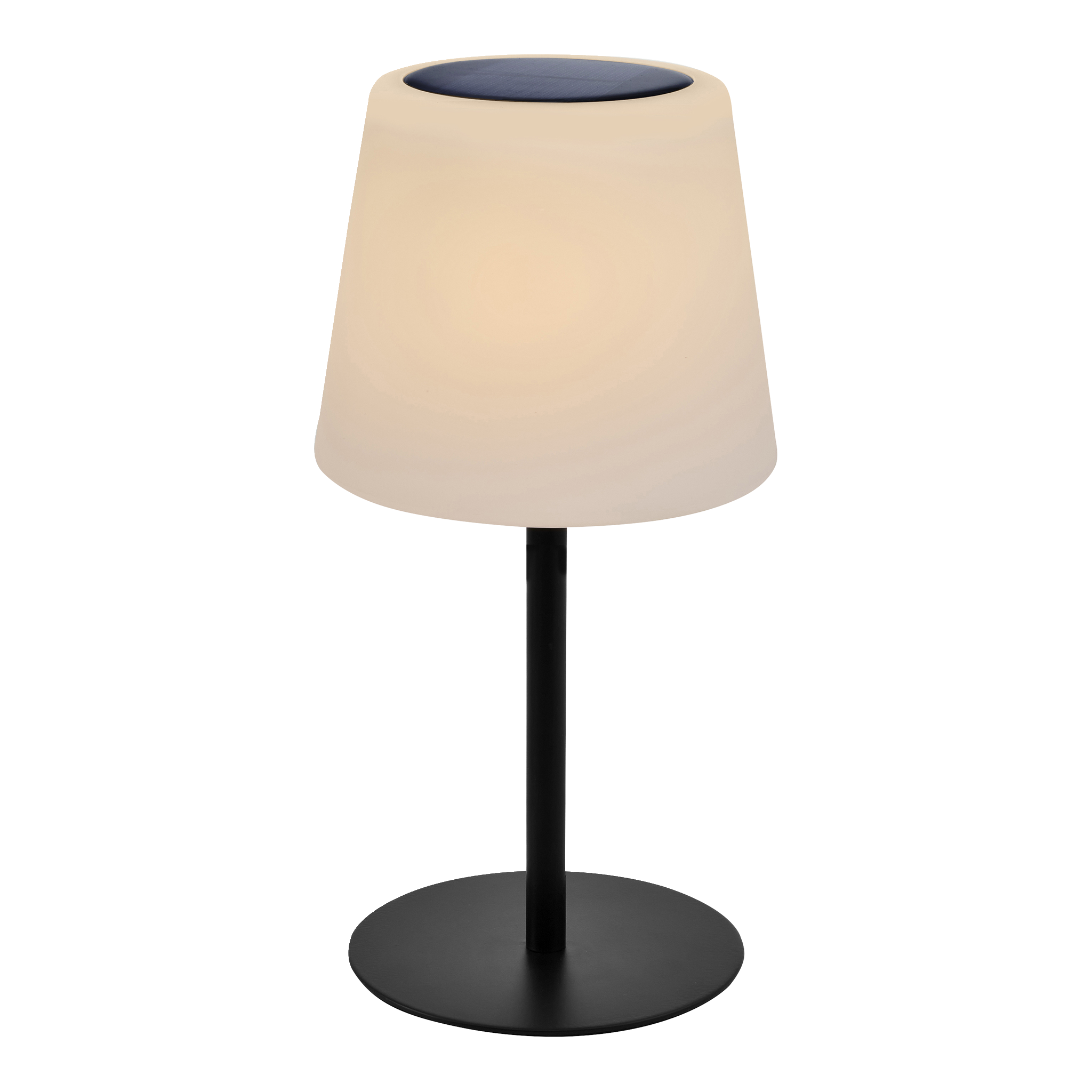 Oppladbar bordlampe med solcelle-LED 29,5 cm