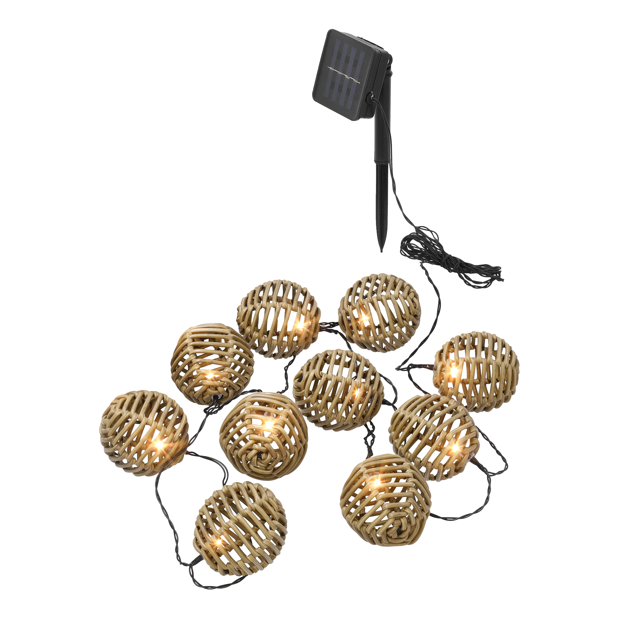 Solcellsdriven ljusslinga LED 1,8 m
