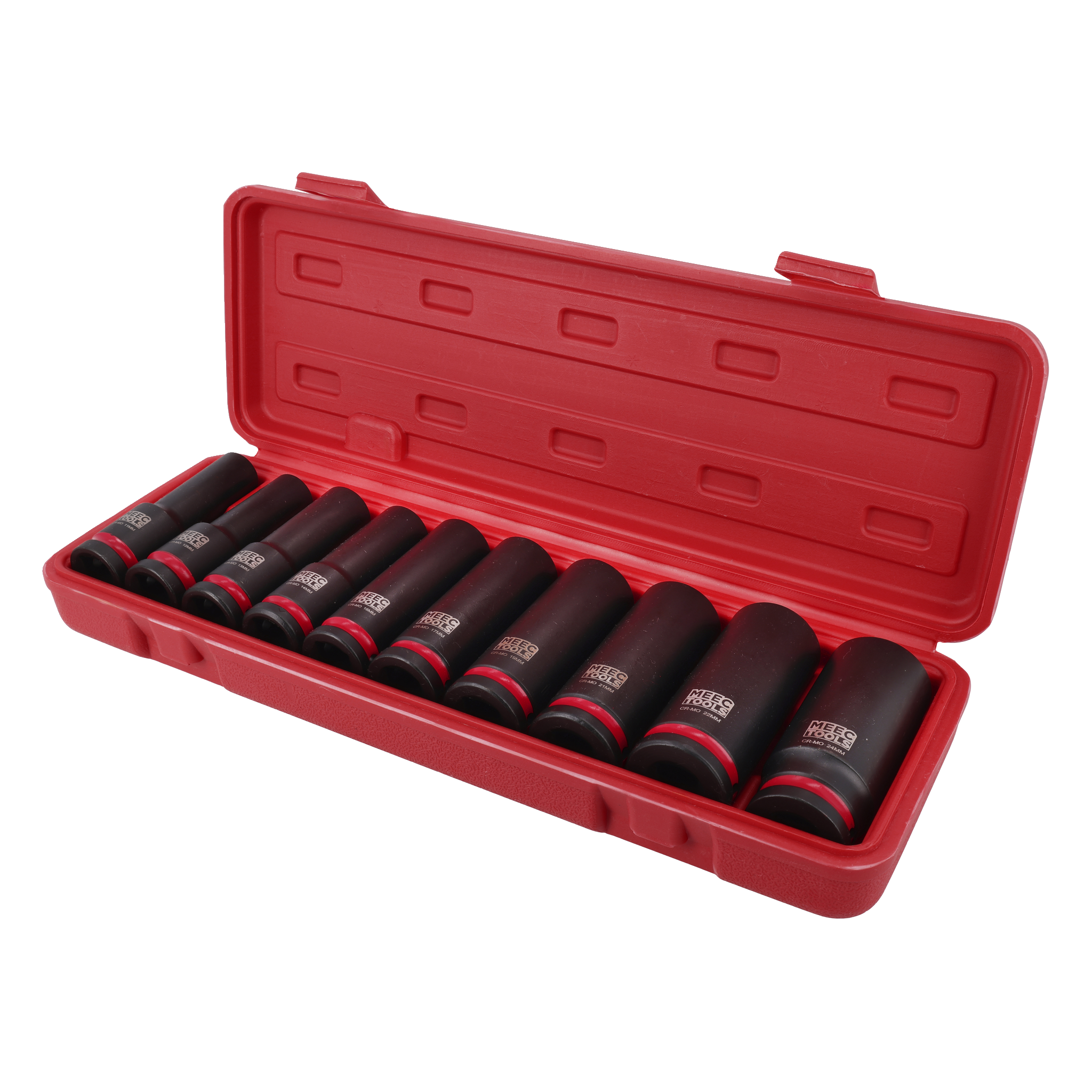 Krafthylssats 10 delar 1/2"