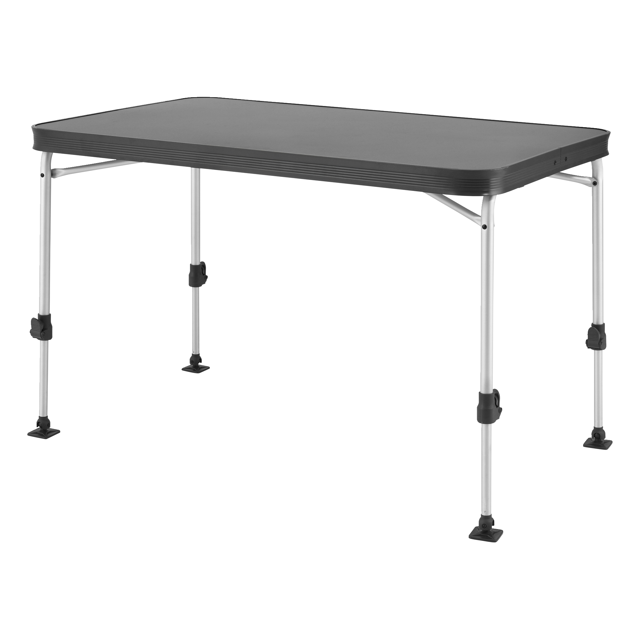 Höj- och sänkbart campingbord 115x70x55–75 cm